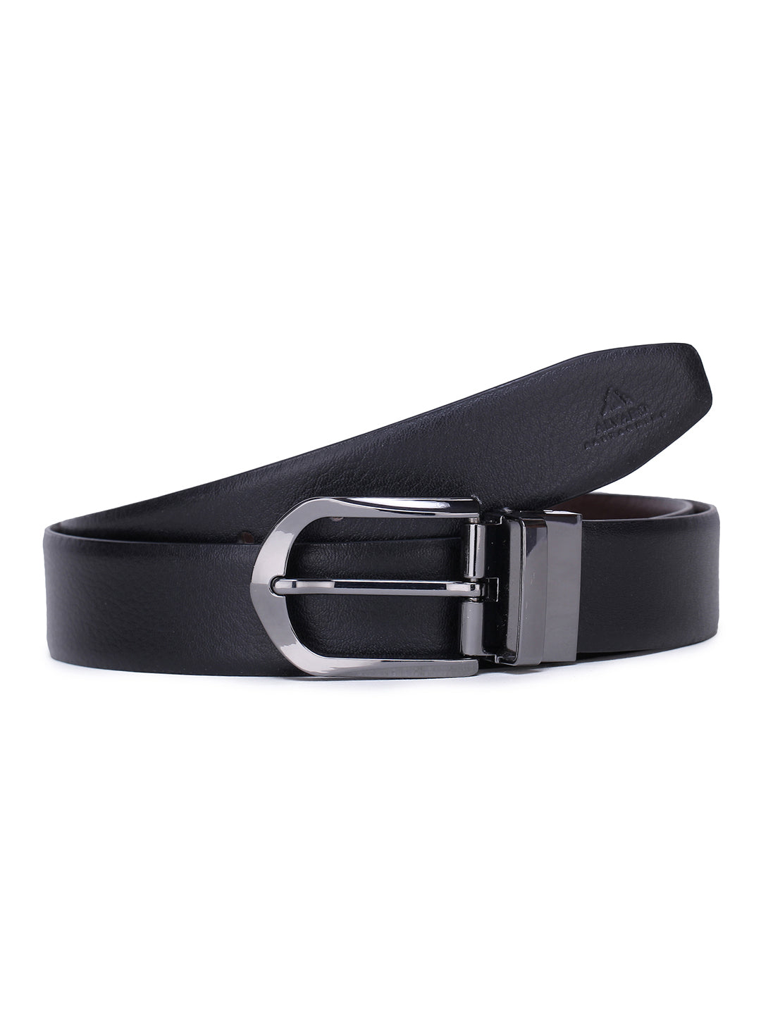 Alvaro Castagnino Men's Black::Brown Color Reversible Leather Belt
