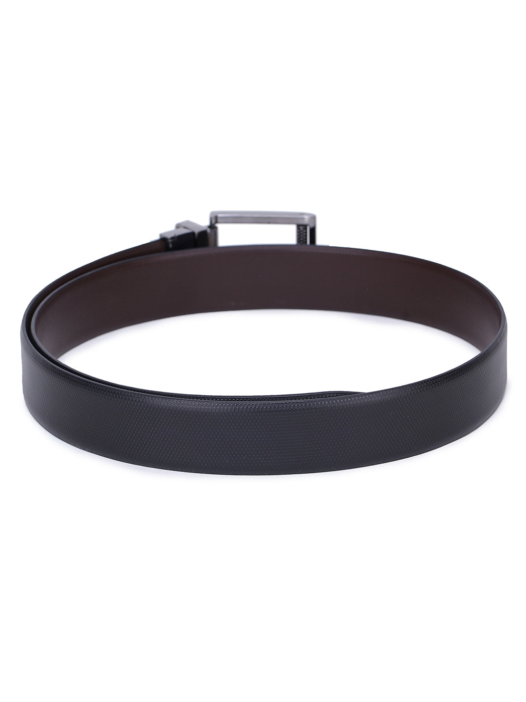 Alvaro Castagnino Men's Black::Brown Color Reversible Leather Belt