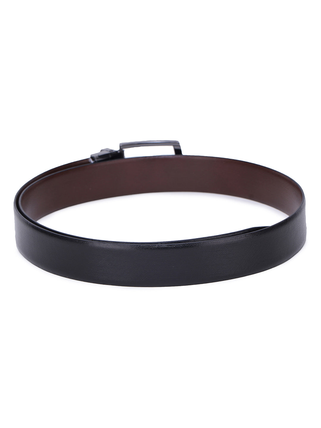 Alvaro Castagnino Men's Black::Brown Color Reversible Leather Belt