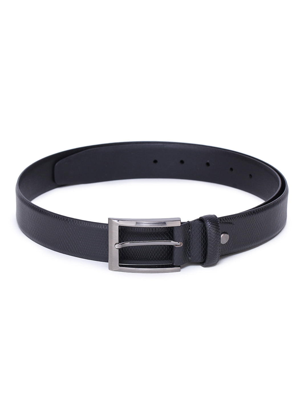 Alvaro Castagnino Men's Black Color Leather Belt