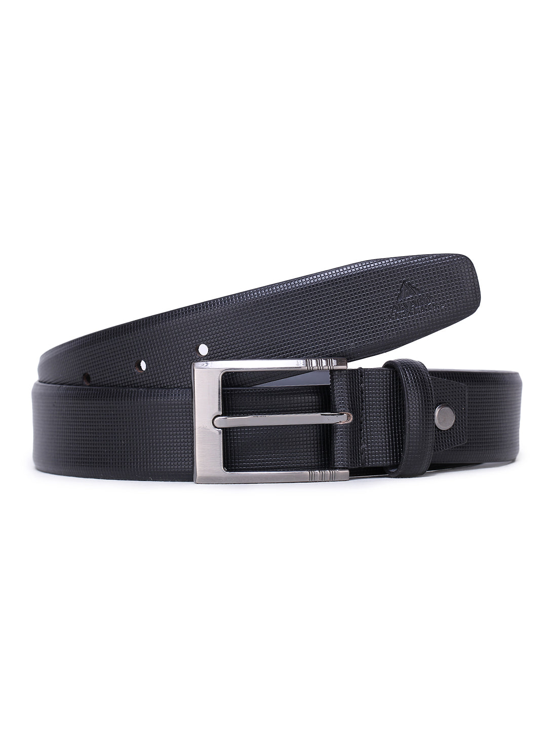 Alvaro Castagnino Men's Black Color Leather Belt