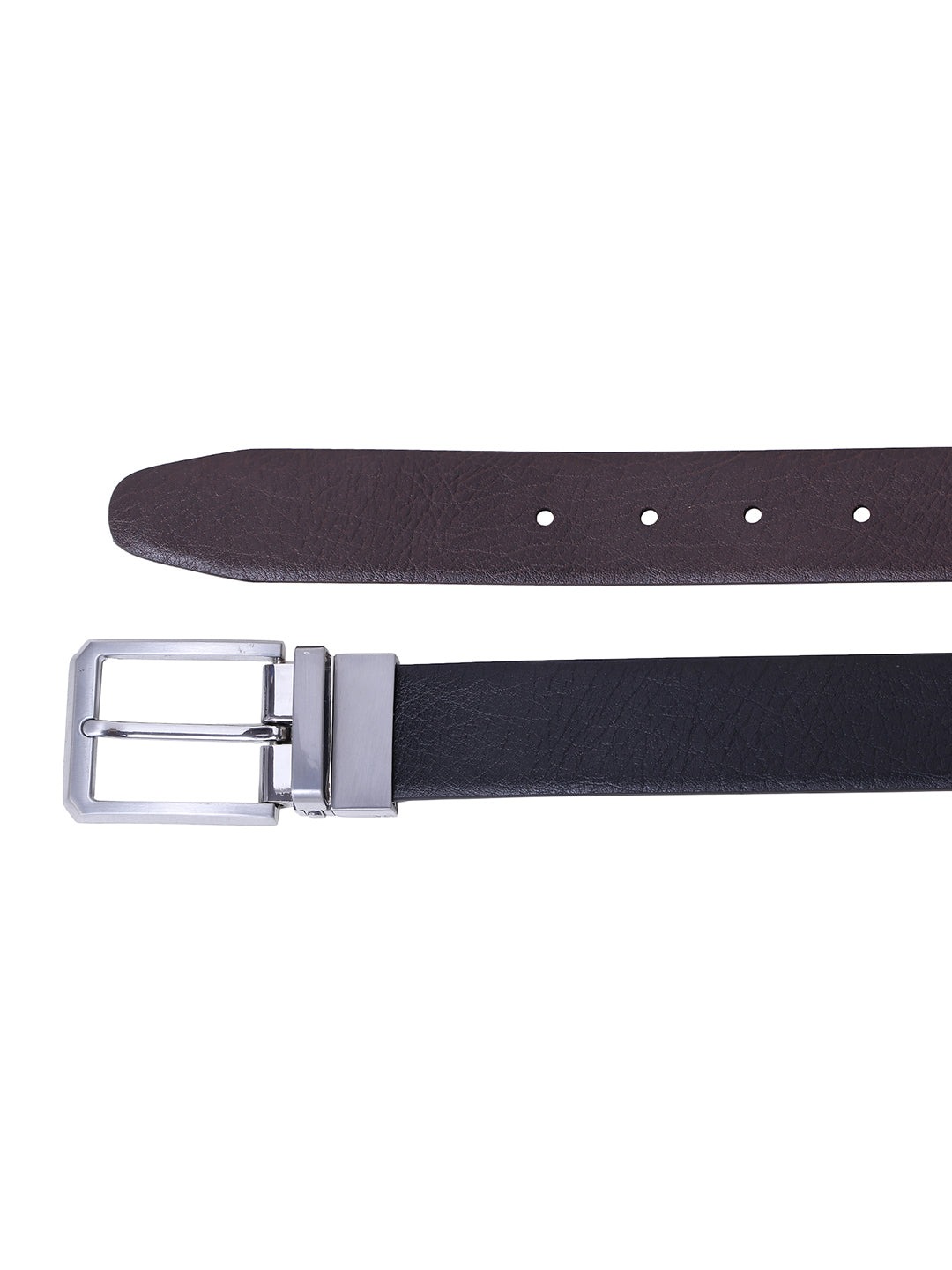 Alvaro Castagnino Men's Black::Brown Color Reversible Leather Belt
