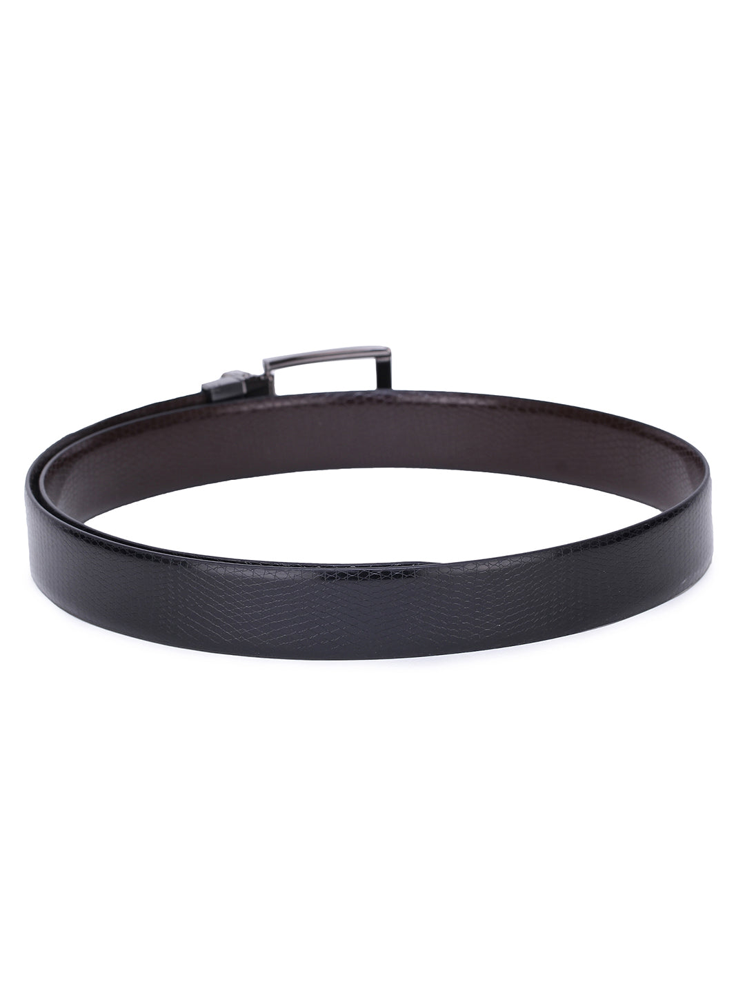 Alvaro Castagnino Men's Black::Brown Color Reversible Leather Belt