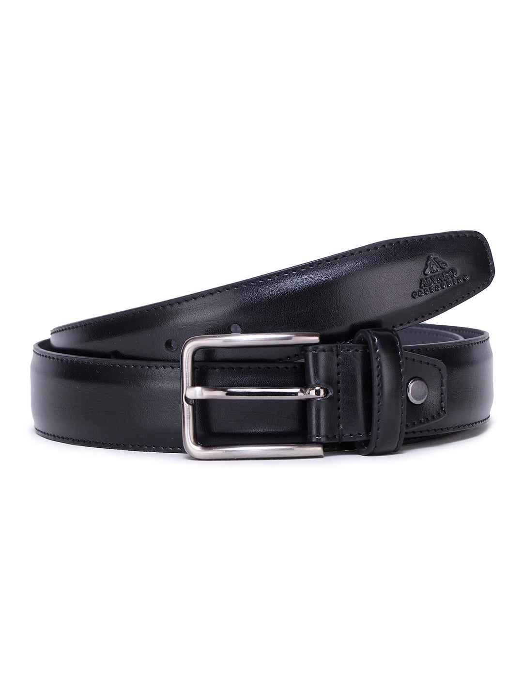 Alvaro Castagnino Men's Black Color Leather Belt