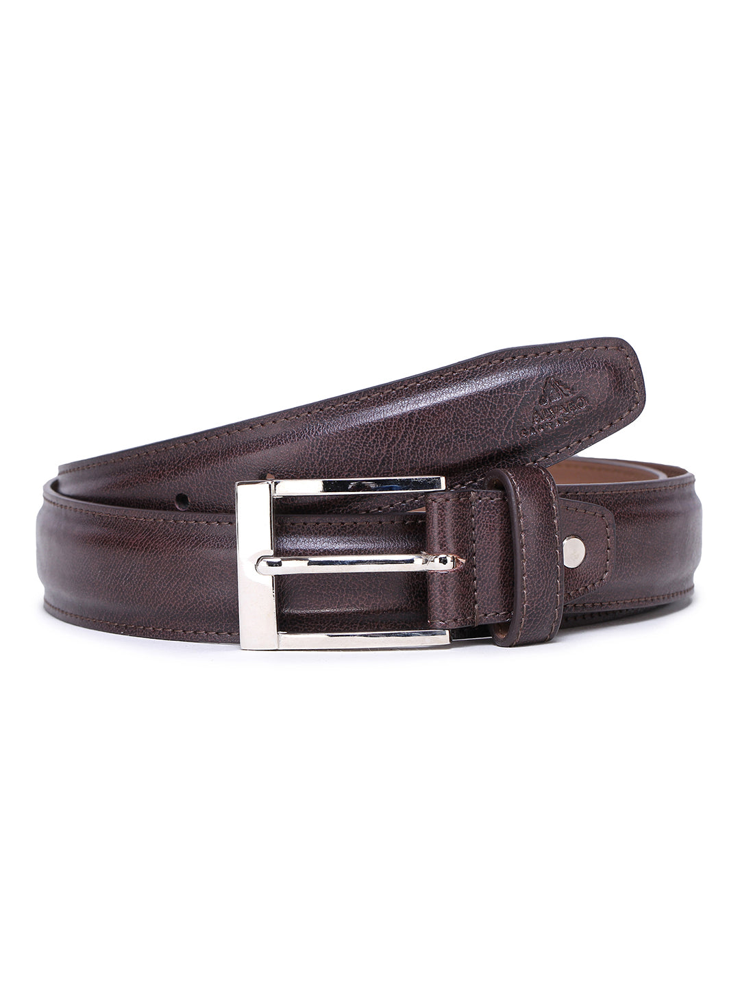 Alvaro Castagnino Men's Black Color Leather Belt