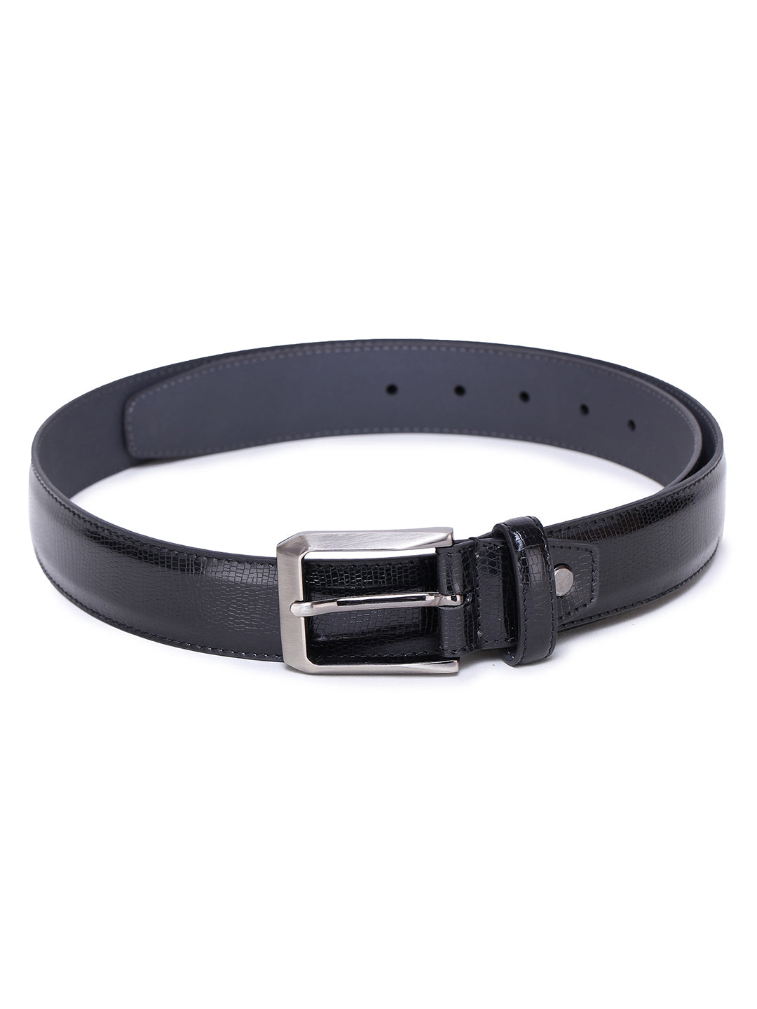 Alvaro Castagnino Men's Black Color Leather Belt