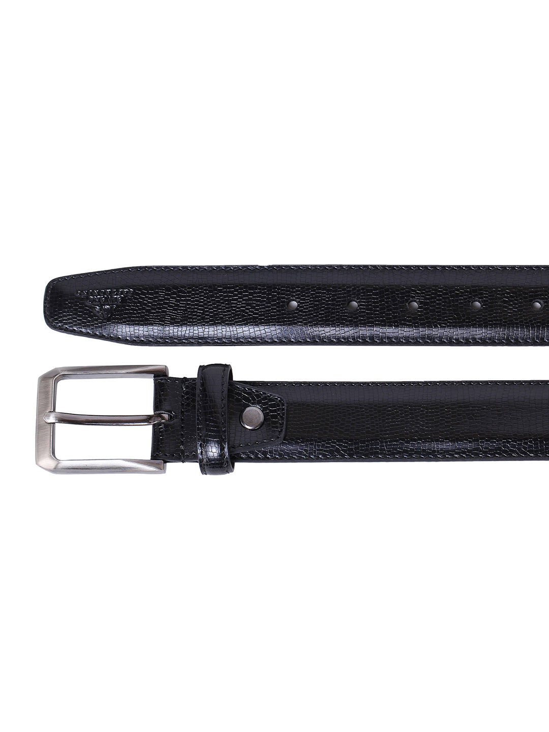 Alvaro Castagnino Men's Black Color Leather Belt