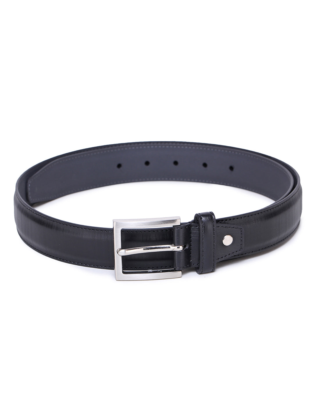 Alvaro Castagnino Men's Black Color Leather Belt