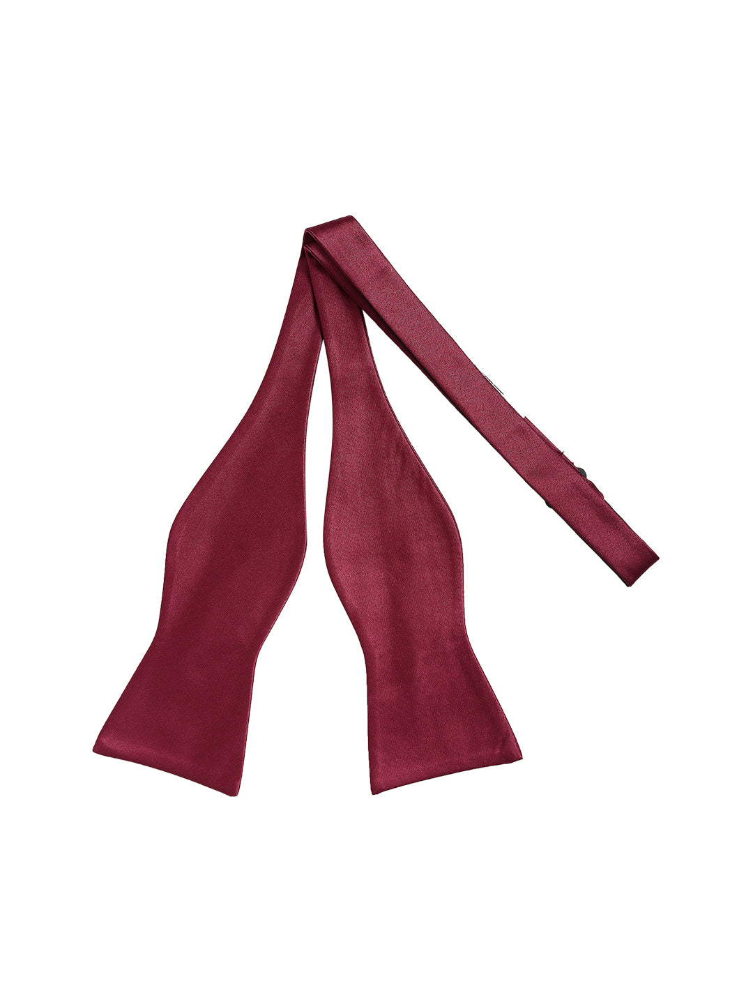 Alvaro Castagnino Men's Maroon Colored Microfiber Bow Tie