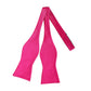 Alvaro Castagnino Men's Pink Colored Microfiber Bow Tie