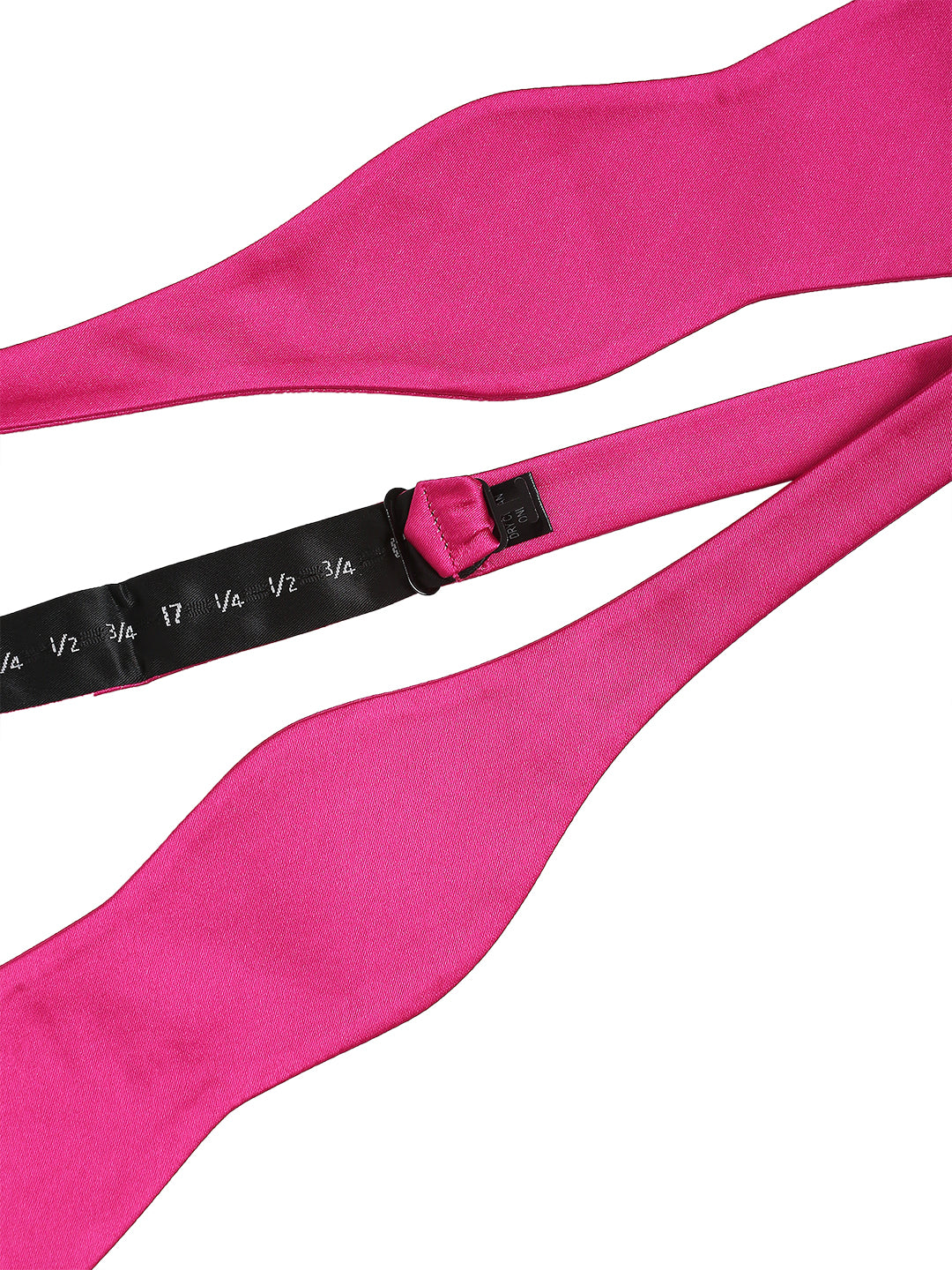 Alvaro Castagnino Men's Pink Colored Microfiber Bow Tie