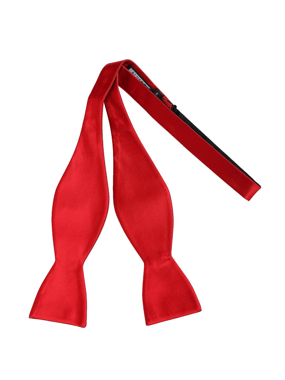 Alvaro Castagnino Men's Red Colored Microfiber Bow Tie