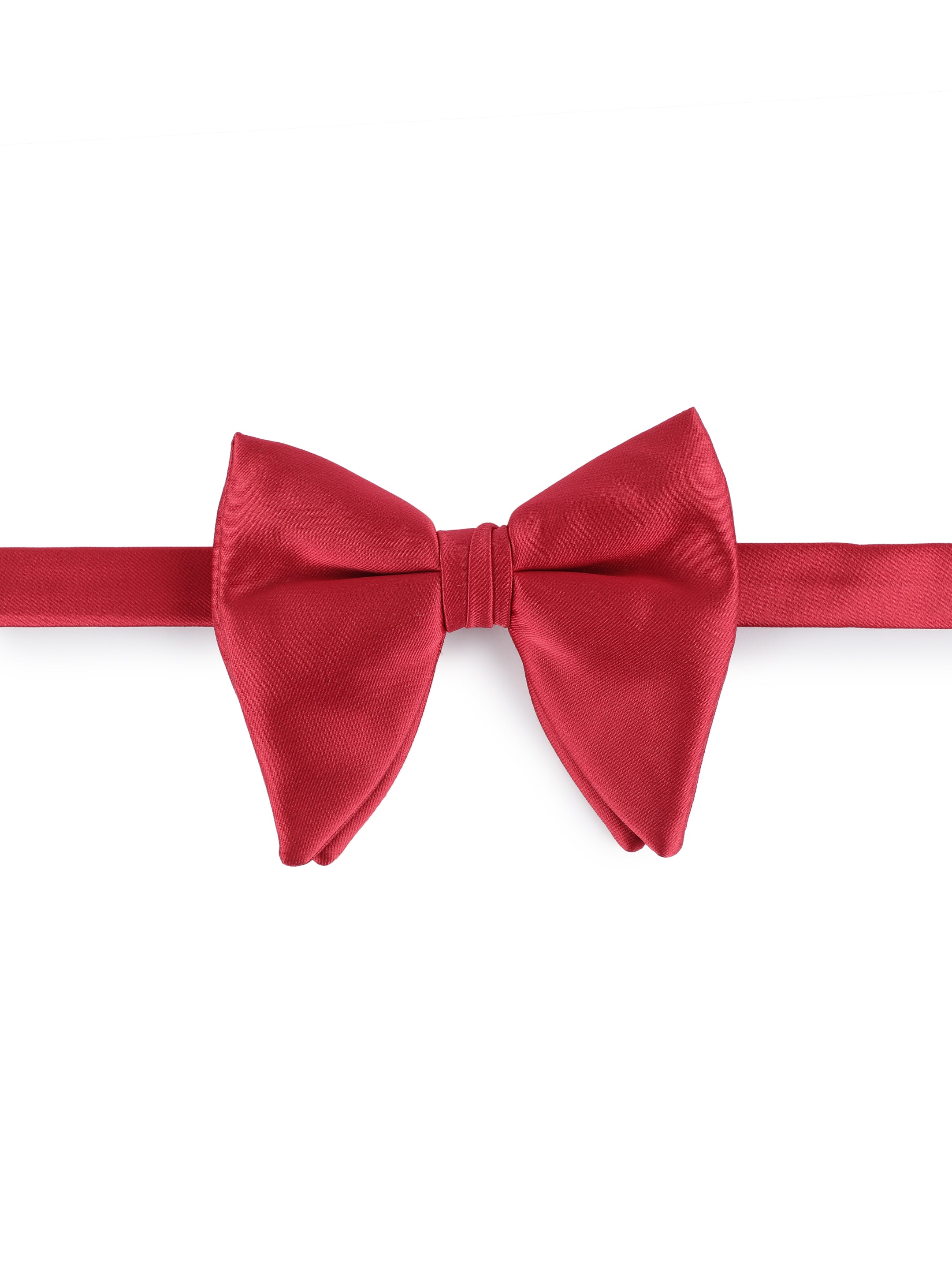 Alvaro Castagnino Men's Red Colored Butterfly Shaped Bow Tie