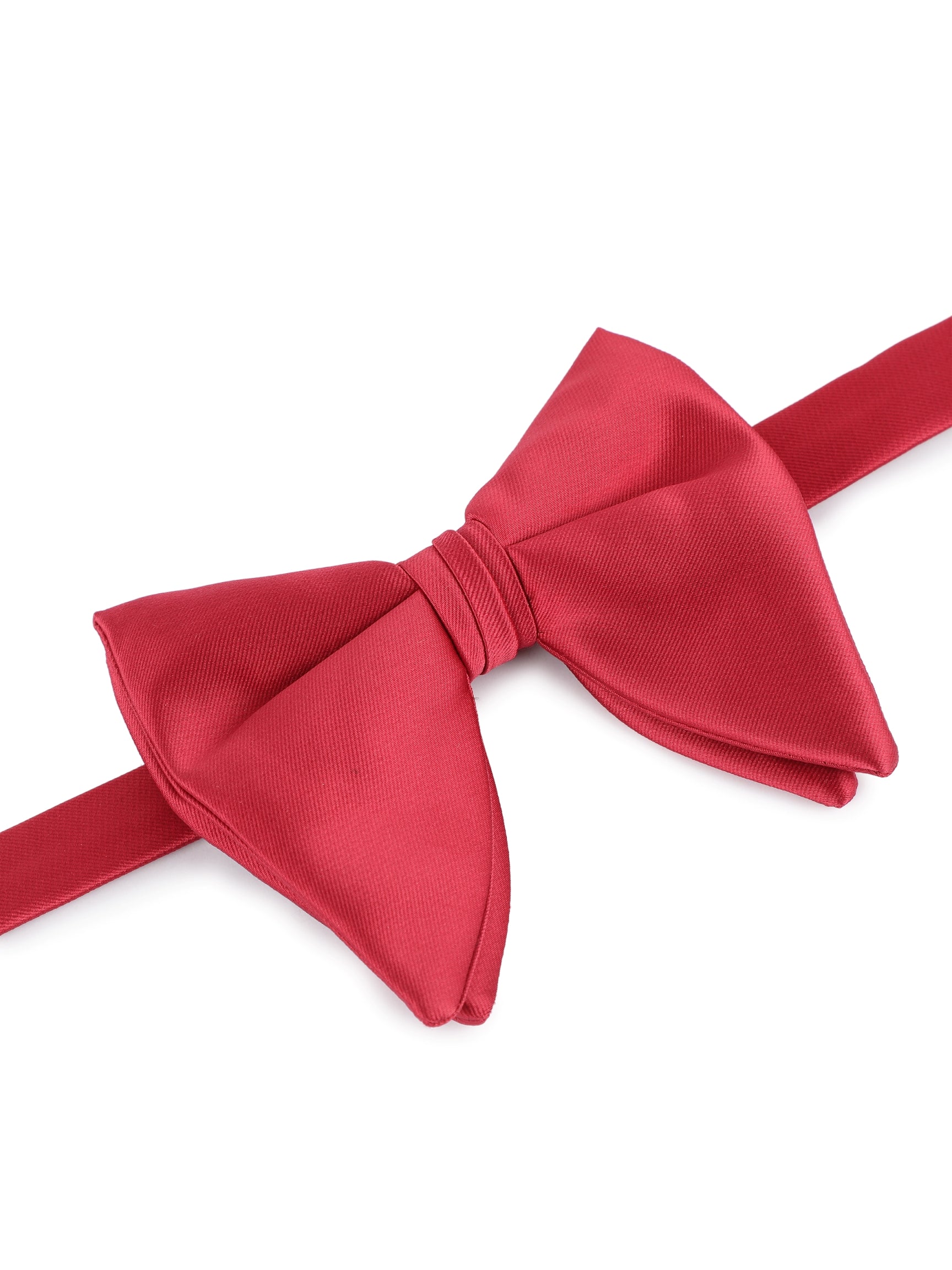 Alvaro Castagnino Men's Red Colored Butterfly Shaped Bow Tie