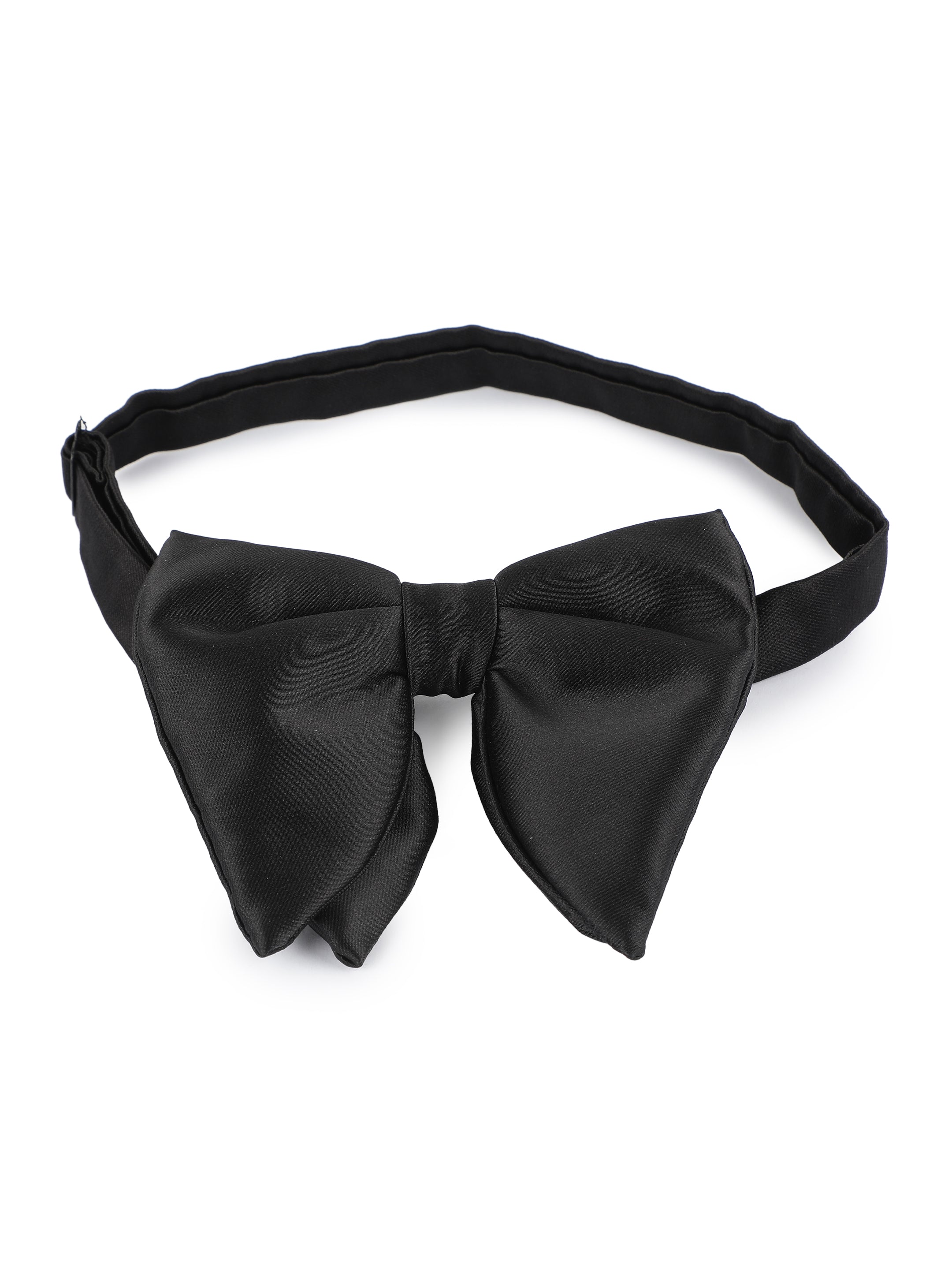 Alvaro Castagnino Men's Black Colored Butterfly Shaped Bow Tie