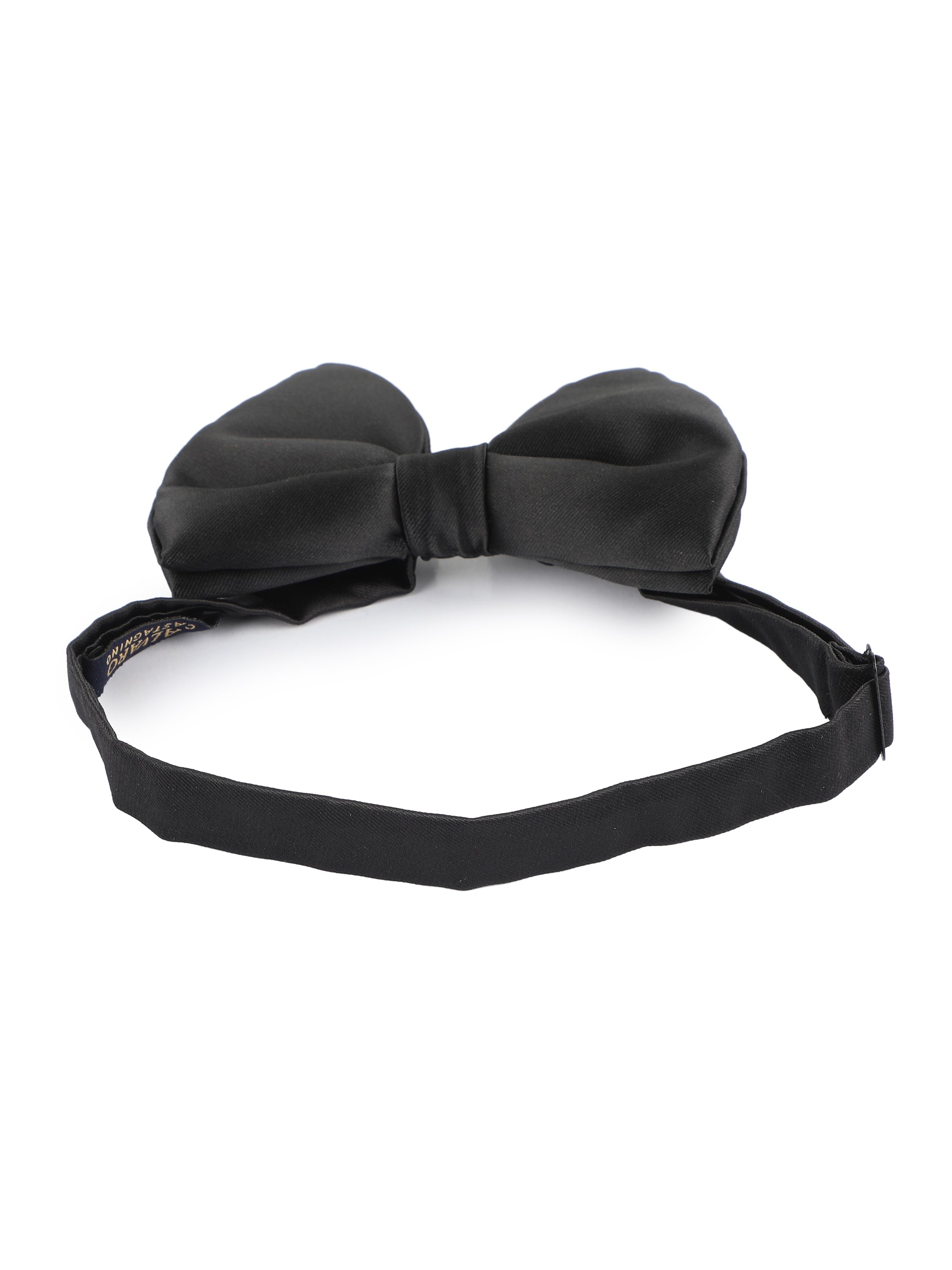 Alvaro Castagnino Men's Black Colored Butterfly Shaped Bow Tie