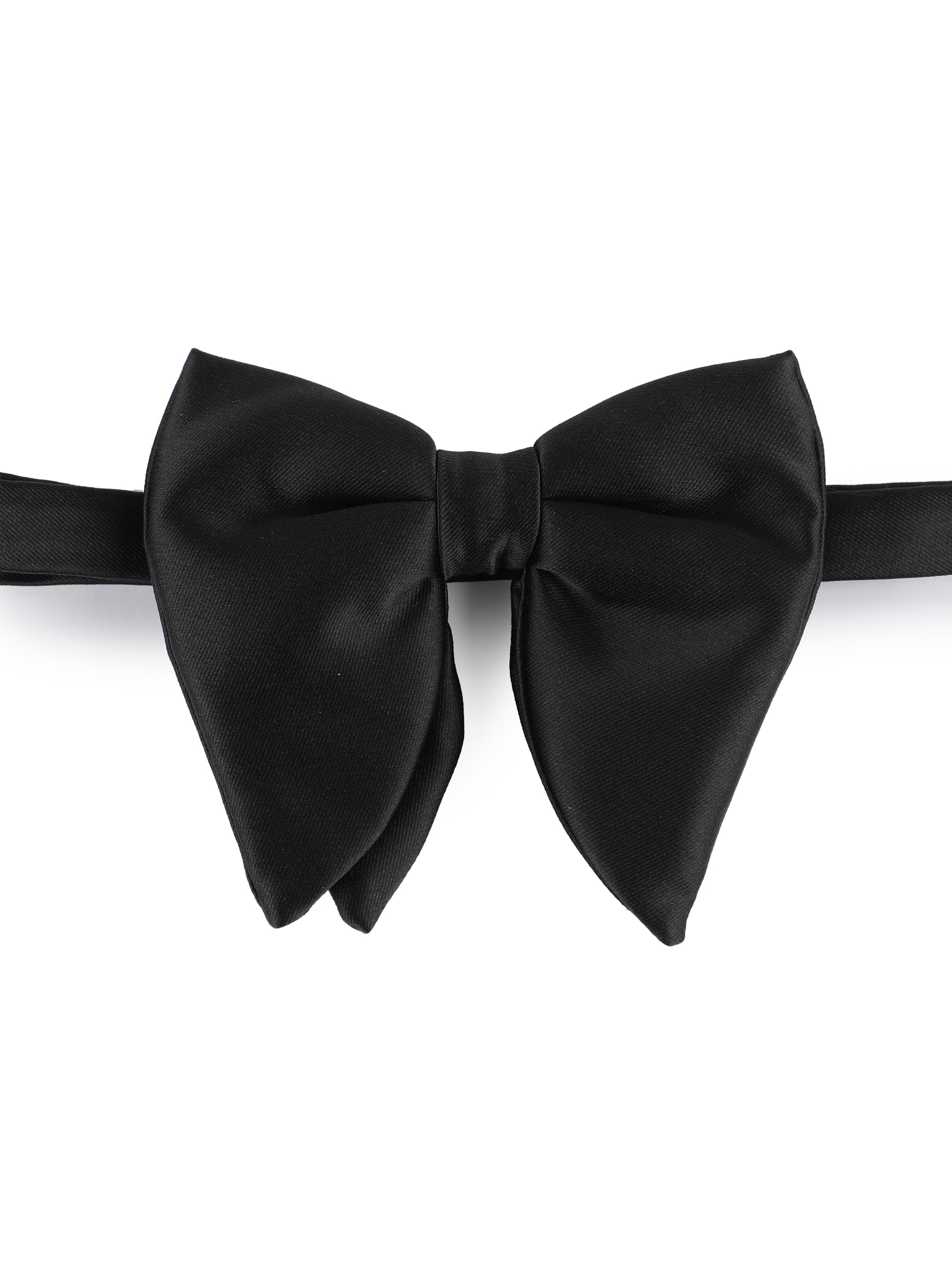Alvaro Castagnino Men's Black Colored Butterfly Shaped Bow Tie
