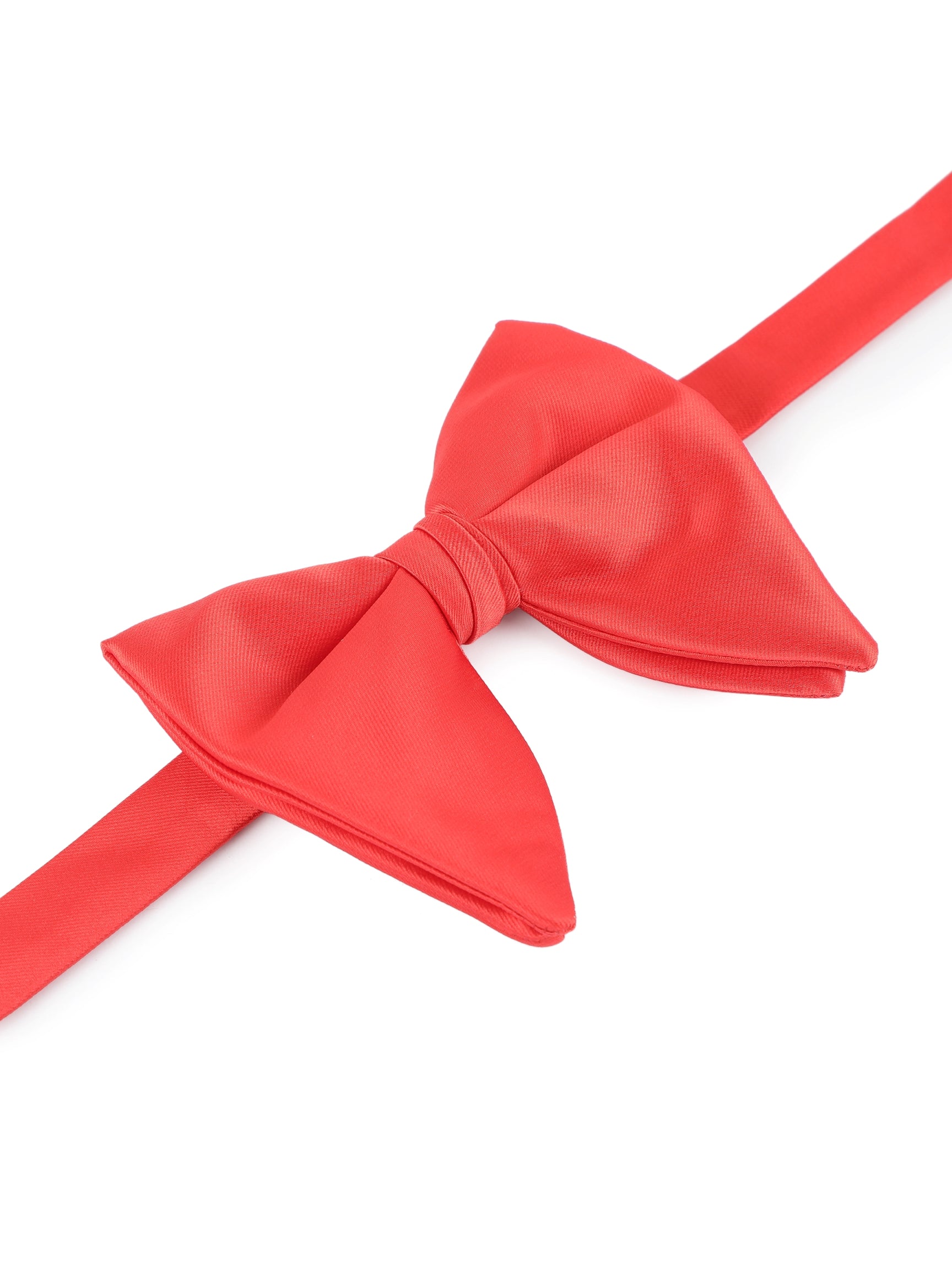 Alvaro Castagnino Men's Red Colored Butterfly Shaped Bow Tie