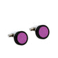 Alvaro Castagnino Purple & Black Colored Cufflink