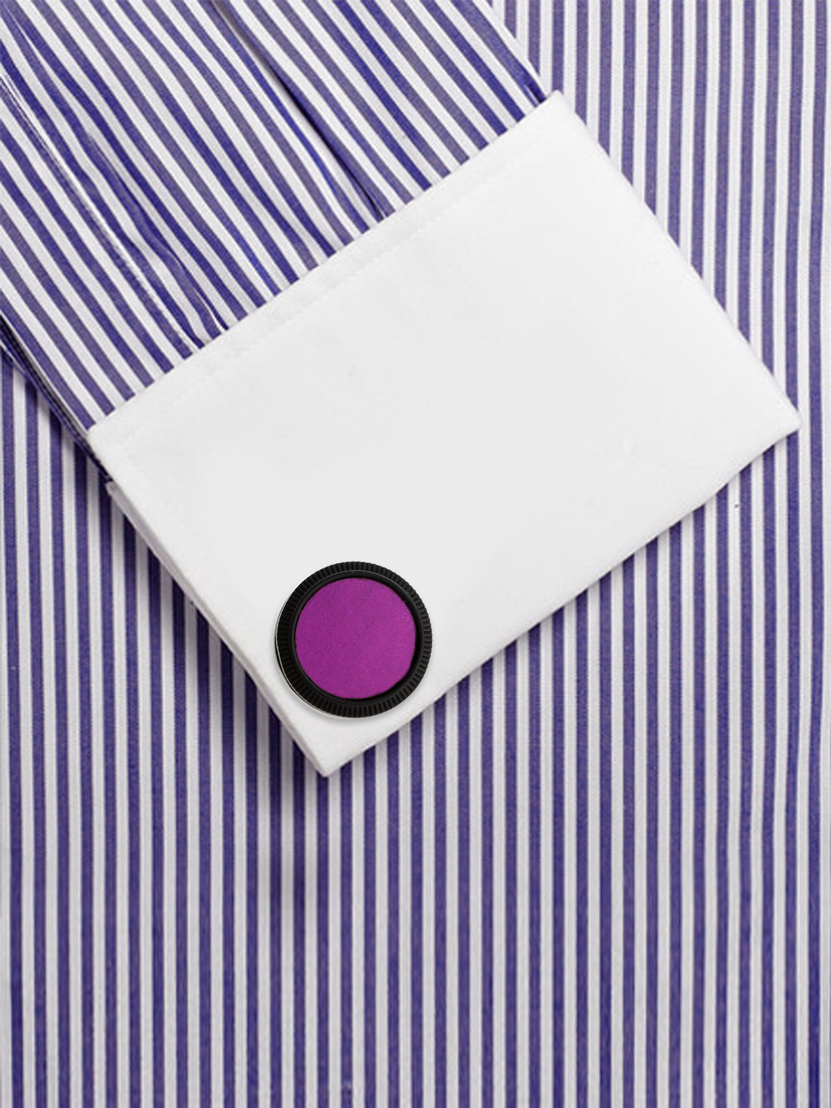 Alvaro Castagnino Purple & Black Colored Cufflink