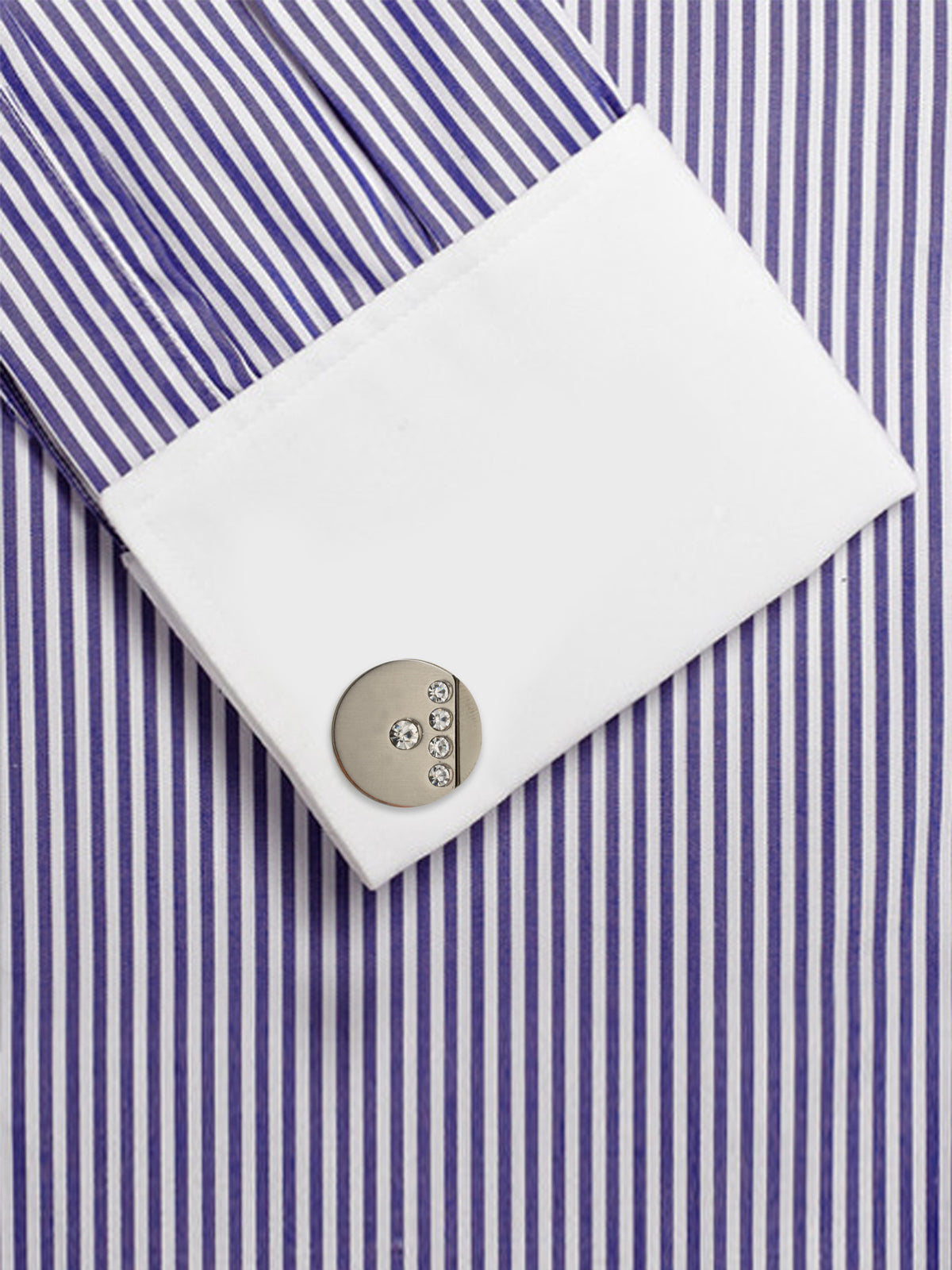 Alvaro Castagnino Metalic Grey Colored Cufflink