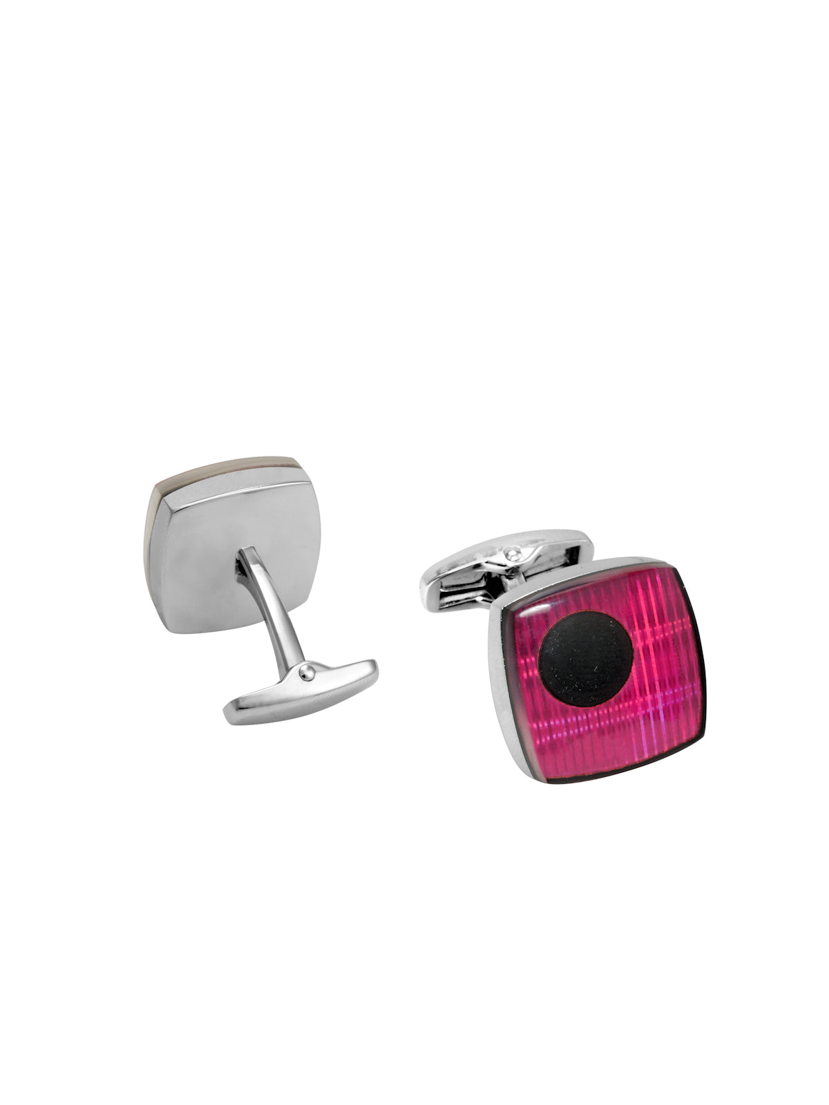 Alvaro Castagnino Pink & Black Colored Cufflink