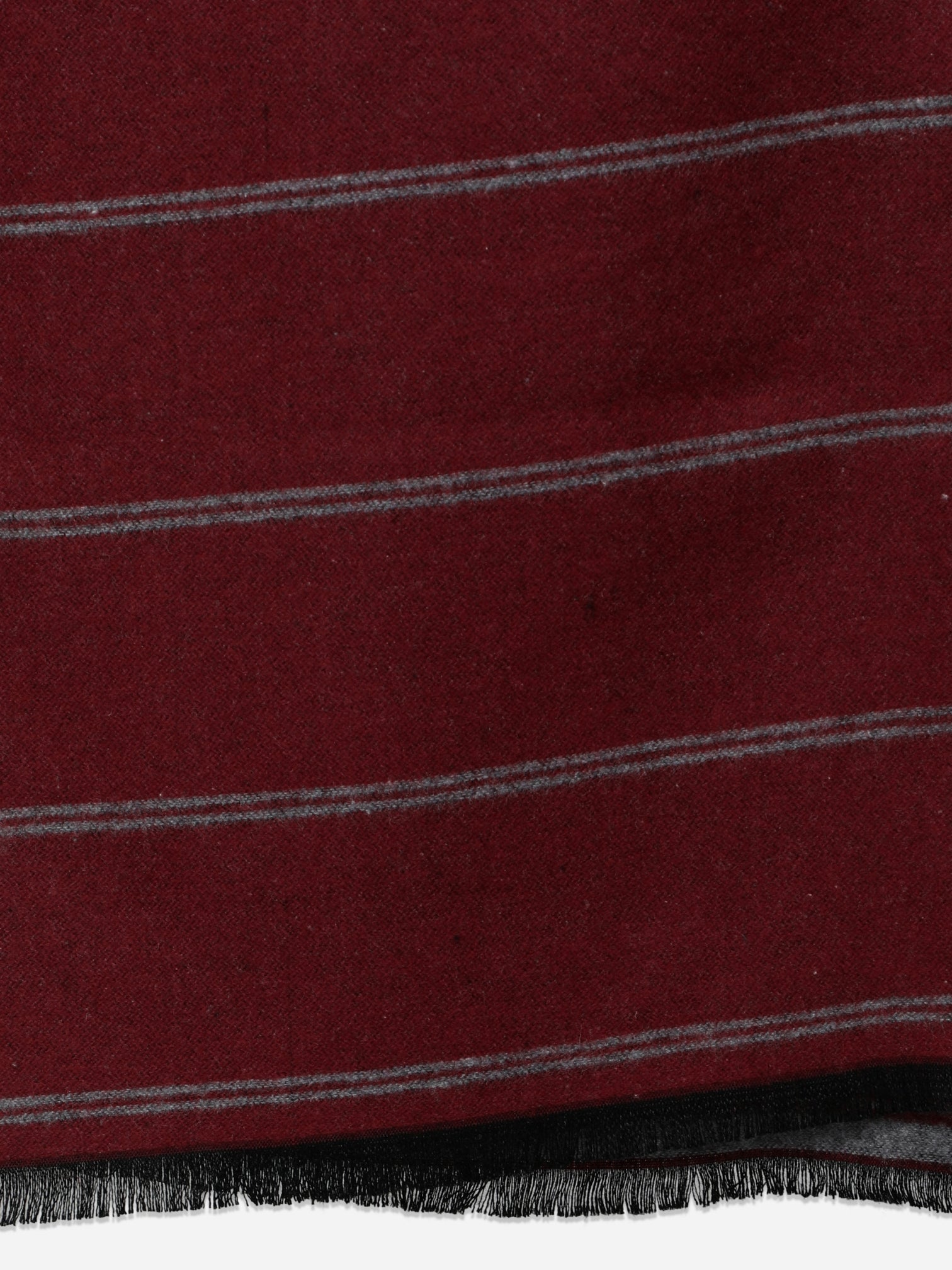 Alvaro Castagnino Men's Maroon::Grey Colored Viscose Muffler