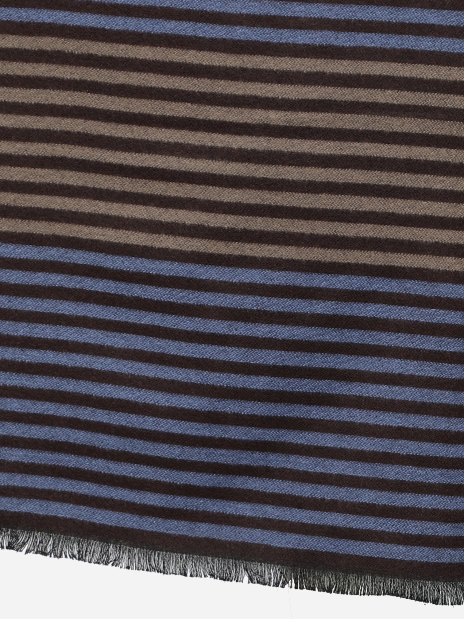 Alvaro Castagnino Men's Brown::Blue Colored Viscose Muffler