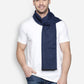 Alvaro Castagnino Men's Blue Colored Viscose Muffler