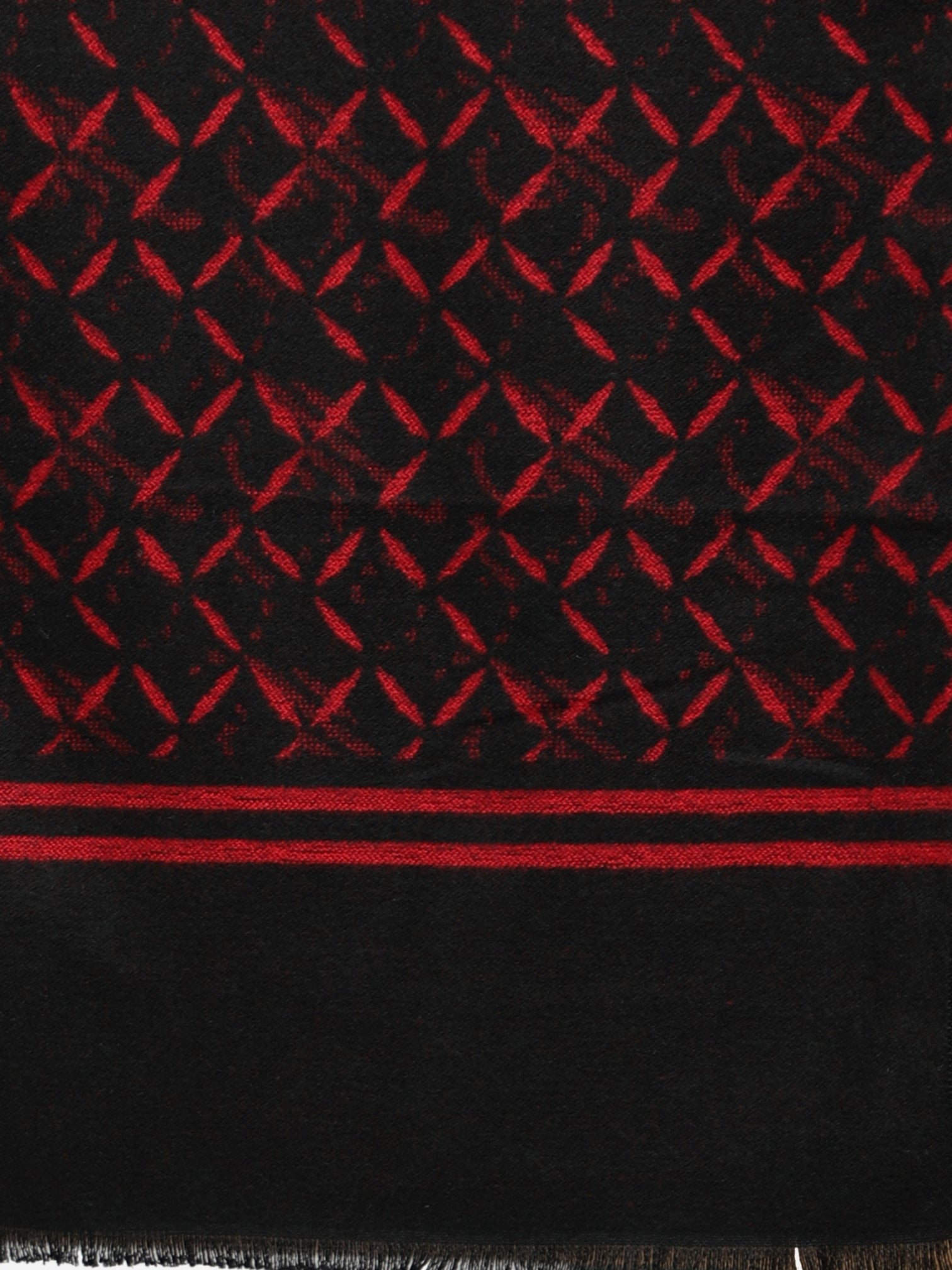 Alvaro Castagnino Men's Black::Red Colored Check Viscose Muffler