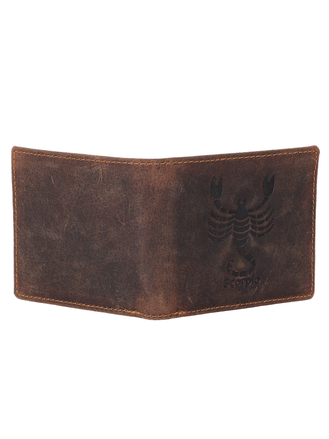 Alvaro Castagnino Men's Brown Color Leather Wallet