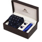 Alvaro Castagnino Men's Blue Color Solid Design Gift Set