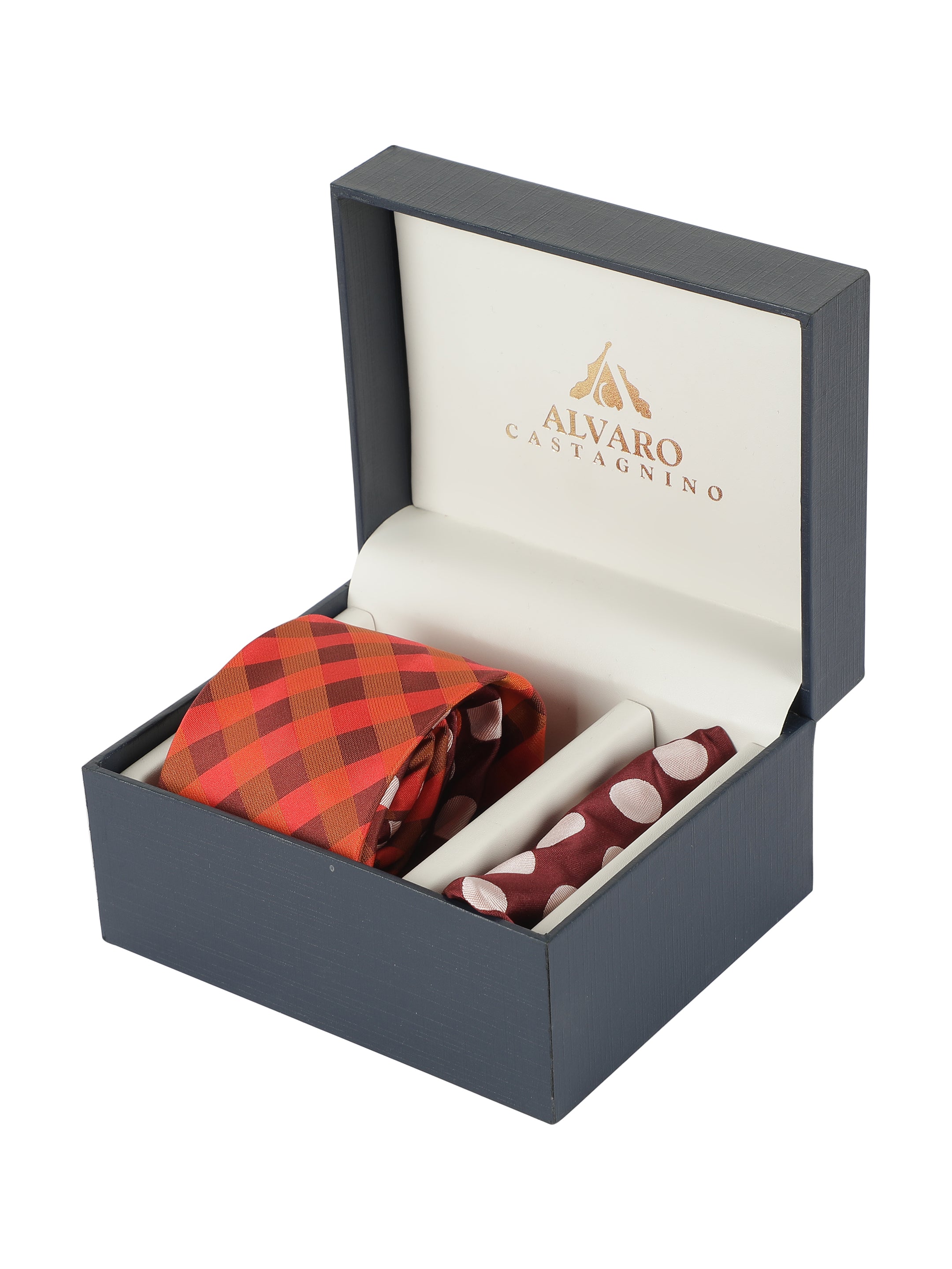 Alvaro Castagnino Men's Multi Color Panel Design Gift Set