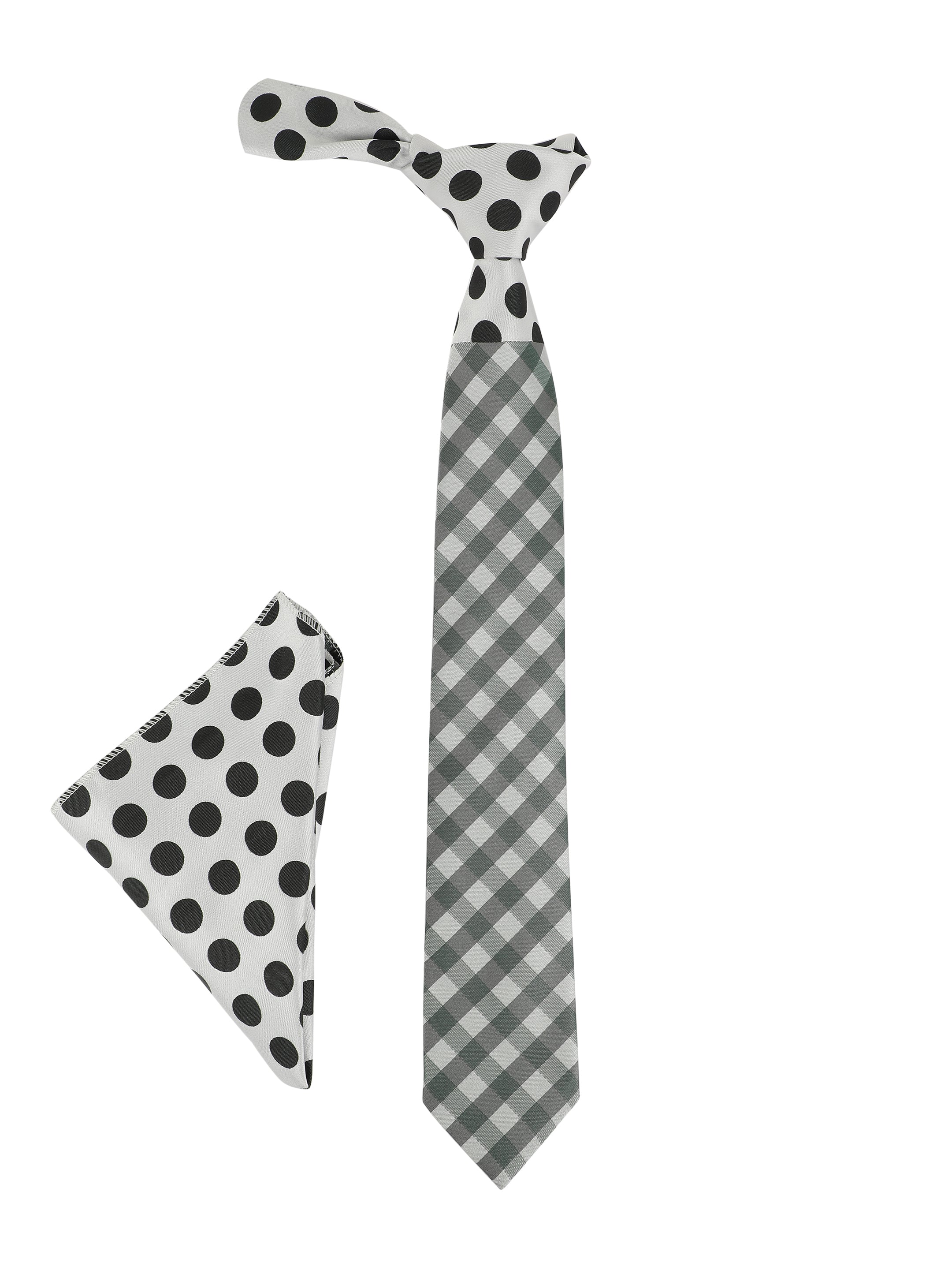 Alvaro Castagnino Men's WHITE::BLACK::GREY Color Panel Design Gift Set