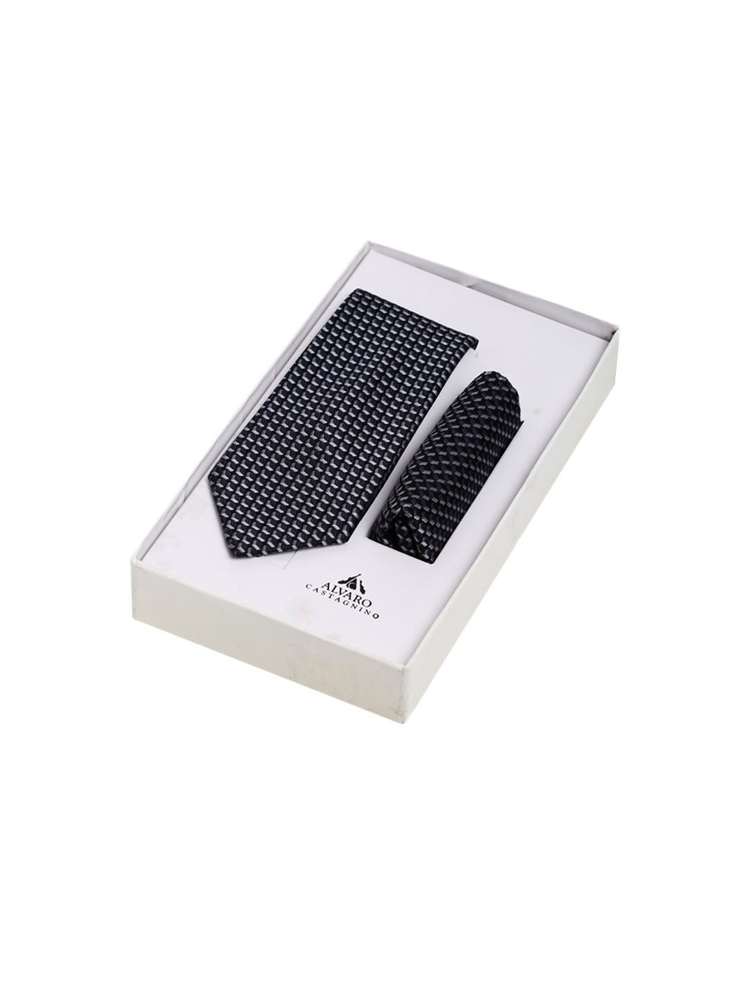 Alvaro Castagnino Men's Grey Color Solid Design Gift Set