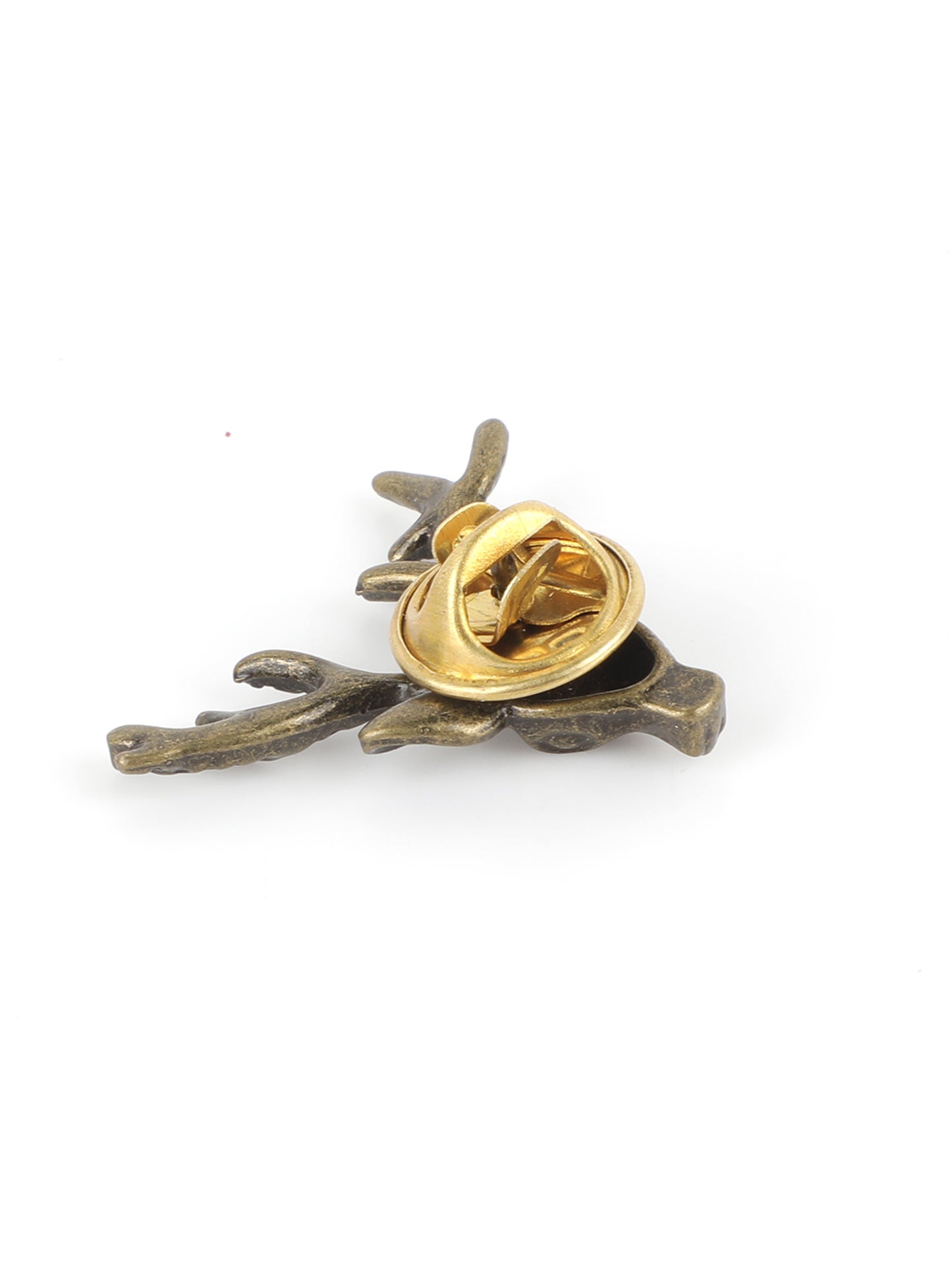 Alvaro Castagnino Metallic Copper Colored Fancy Brooch for Men