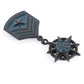 Alvaro Castagnino Metallic Black::Turquoise Colored Fancy Brooch for Men's