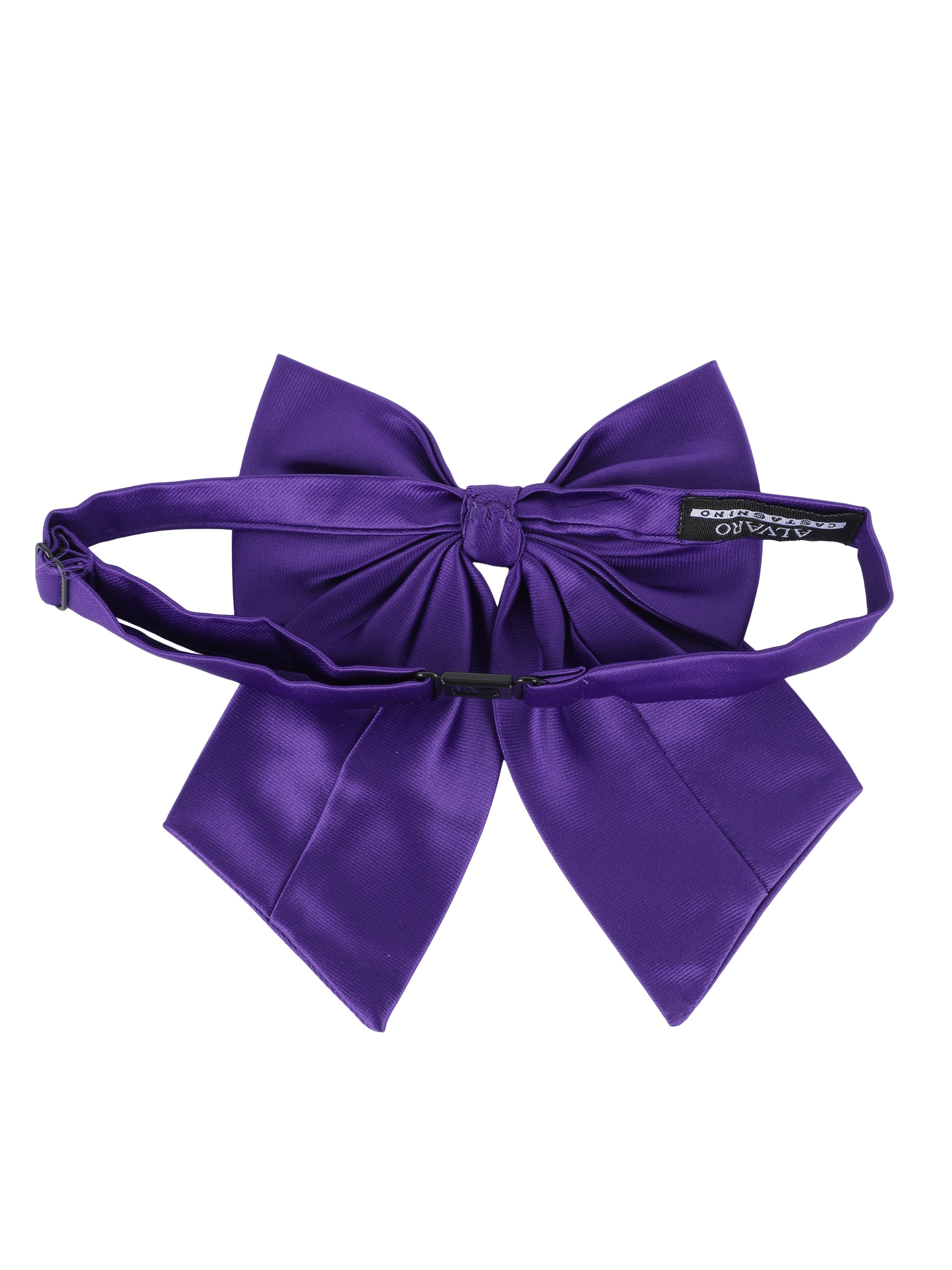 Alvaro Castagnino Men's Blue Colored Floppy Solid Bow Tie