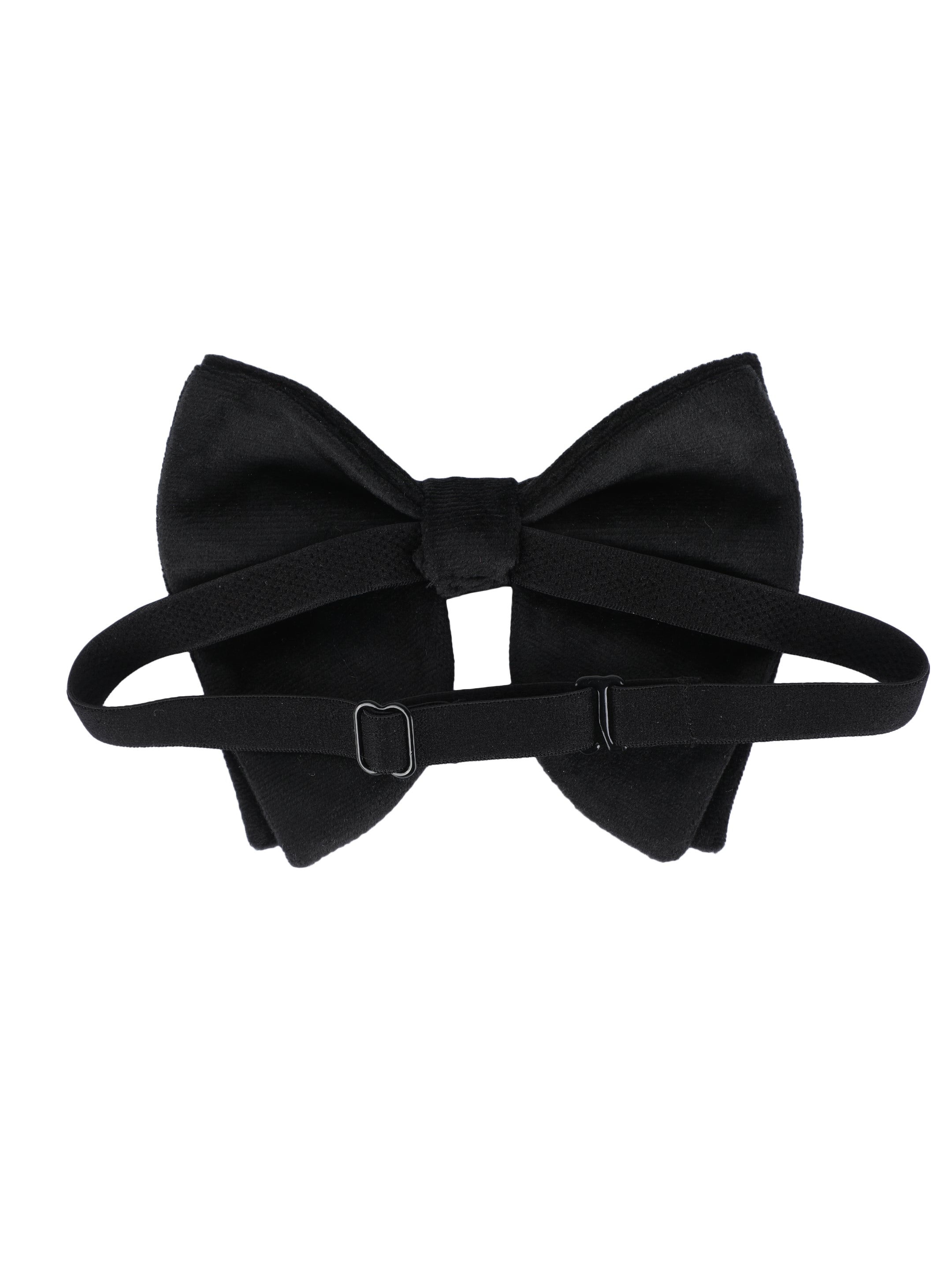 Alvaro Castagnino Men's Black Colored Butterfly Type Bow Tie