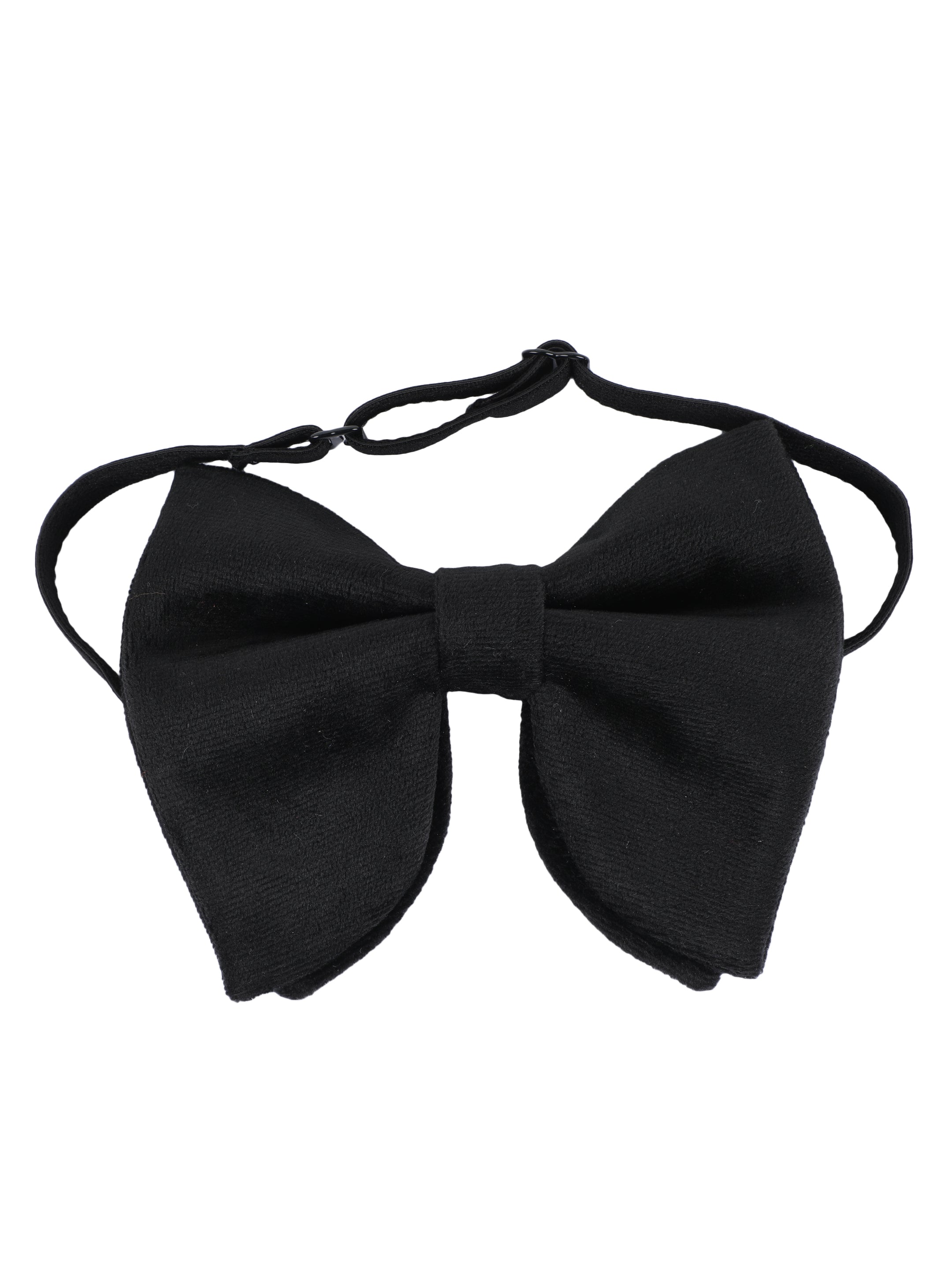 Alvaro Castagnino Men's Black Colored Butterfly Type Bow Tie