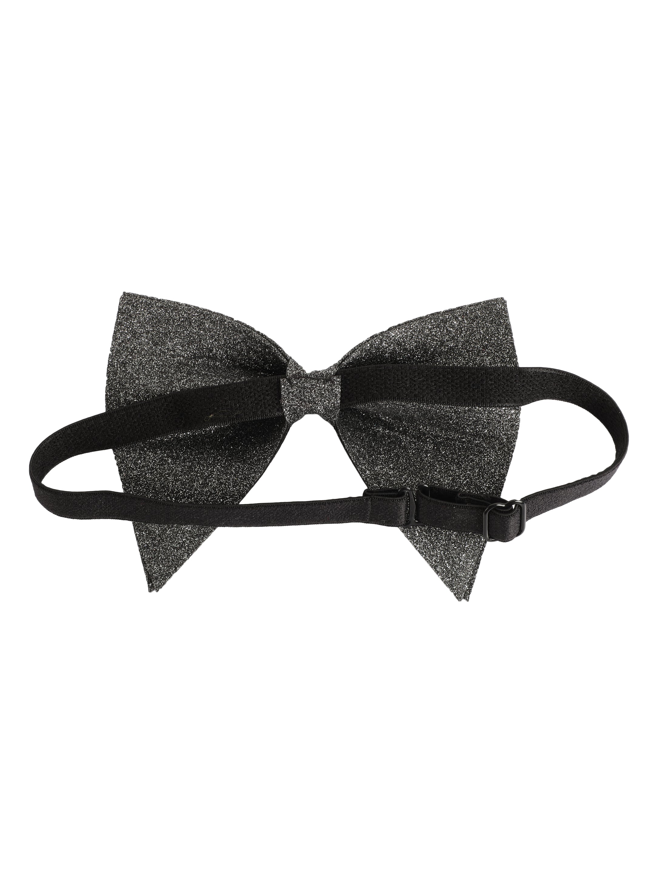 Alvaro Castagnino Men's Grey Colored Glitter Type Bow Tie