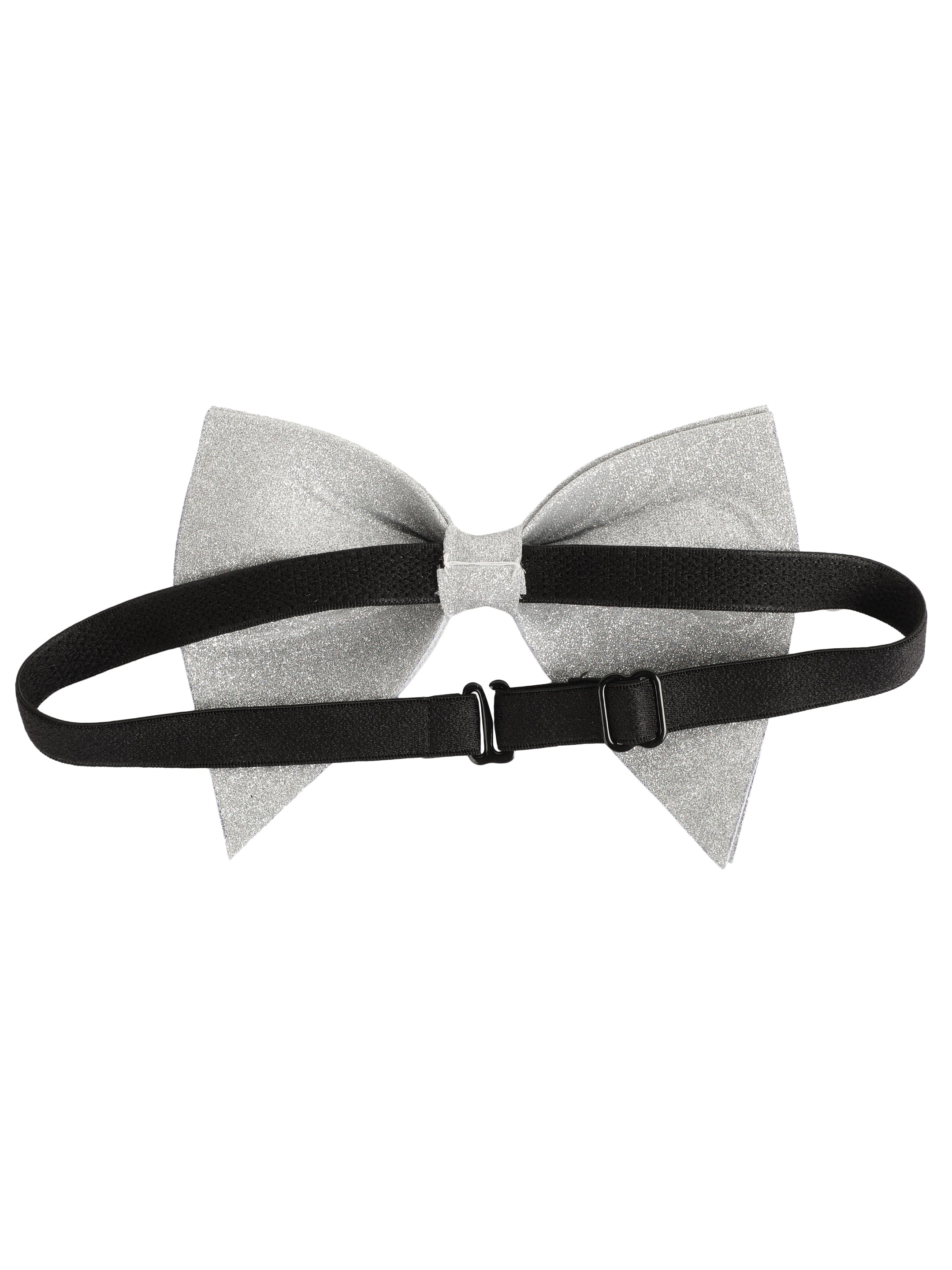 Alvaro Castagnino Men's White Colored Glitter Type Bow Tie