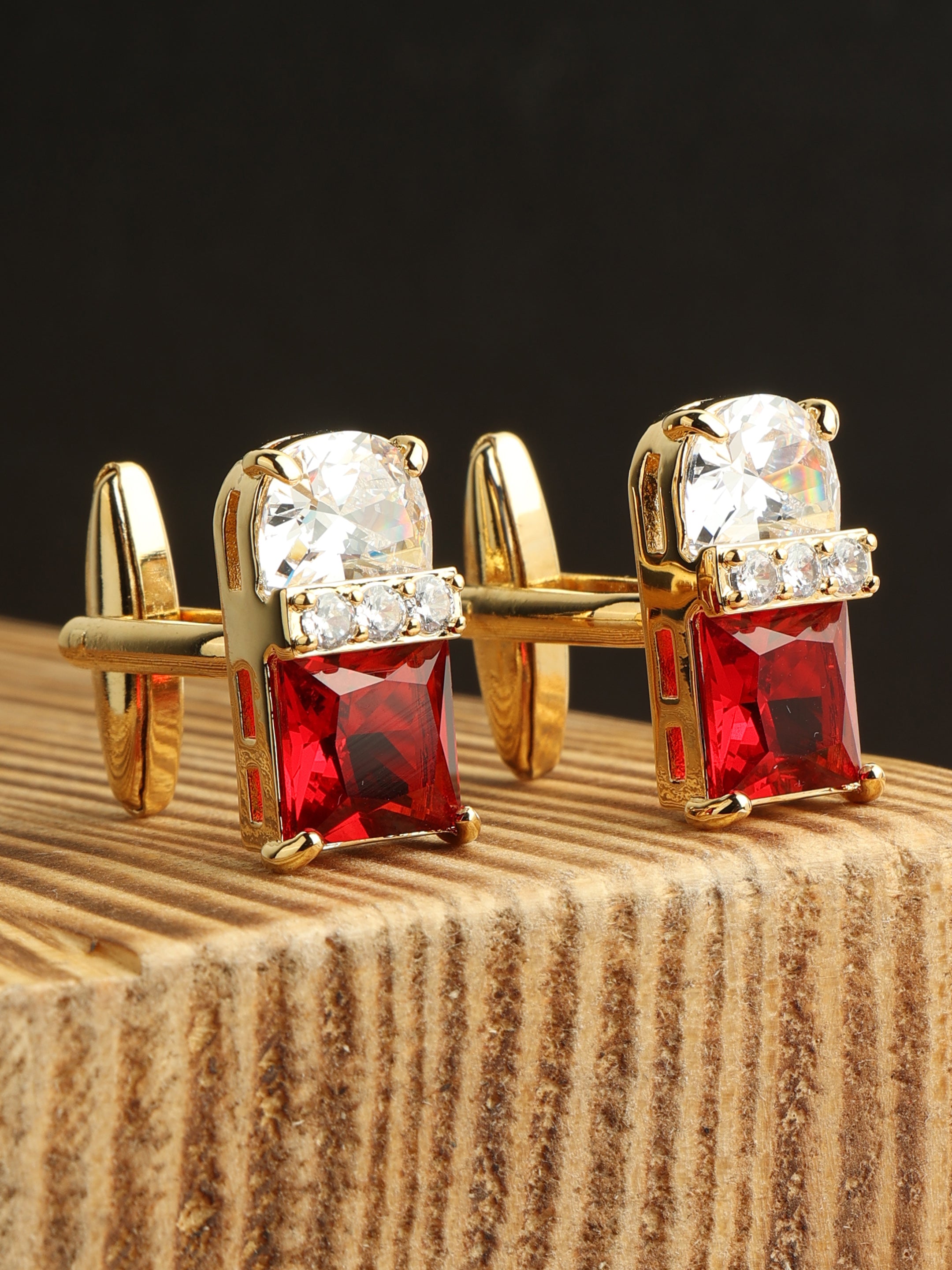 Alvaro Castagnino Red Colored Cufflink