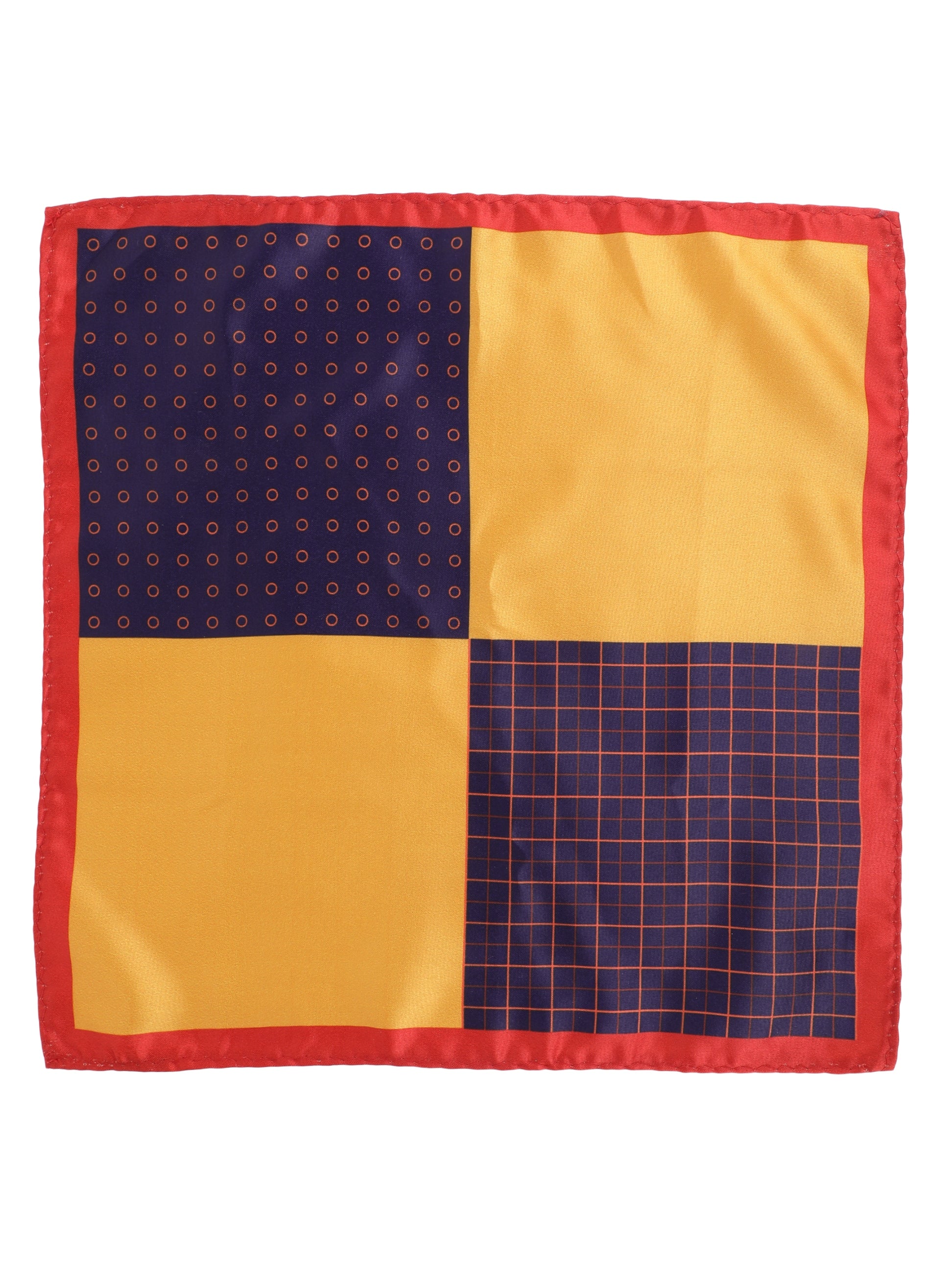 Alvaro Castagnino Multi Colored Microfiber Pocket Square