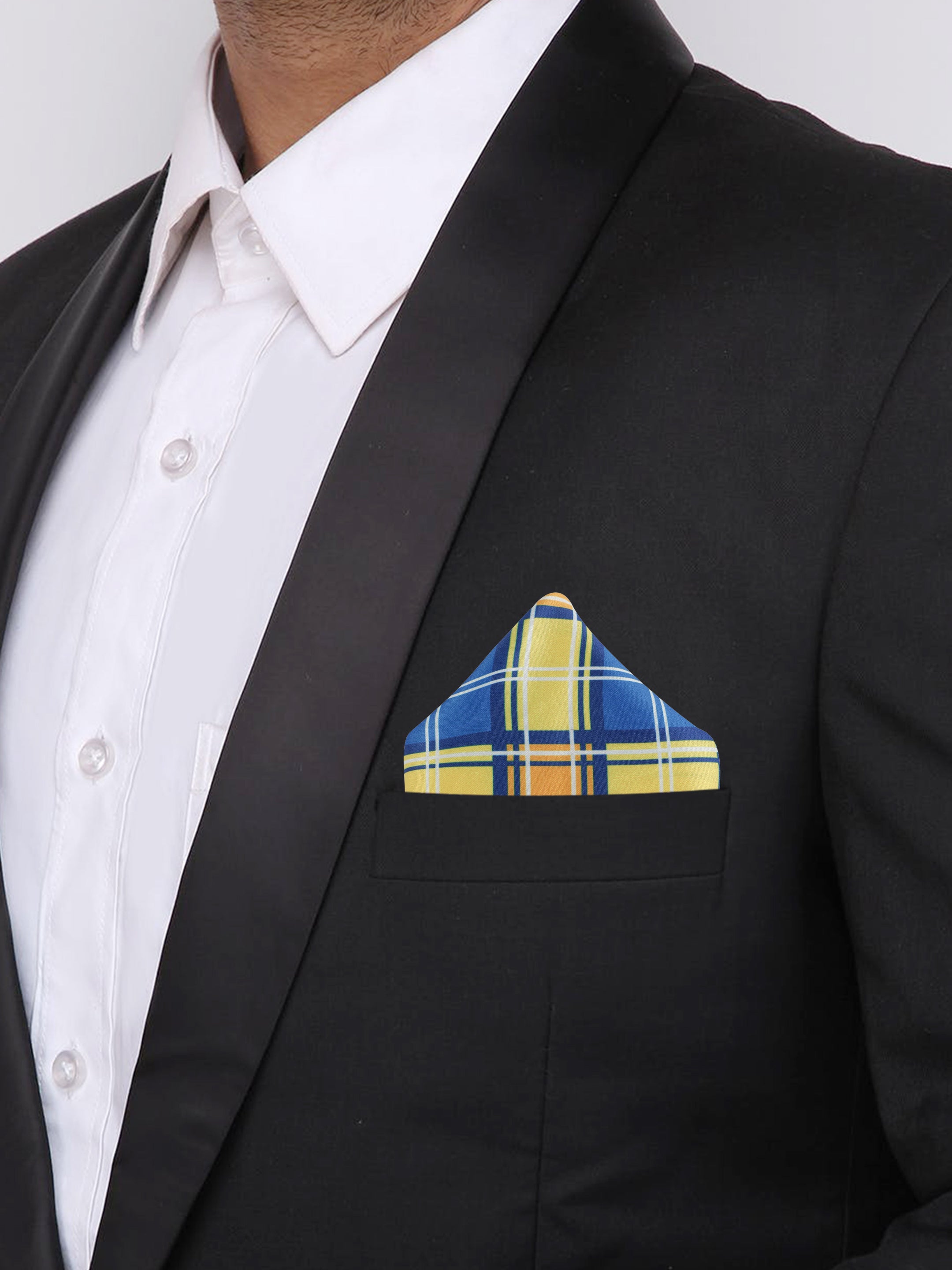 Multicolor Patterned Pocket Square