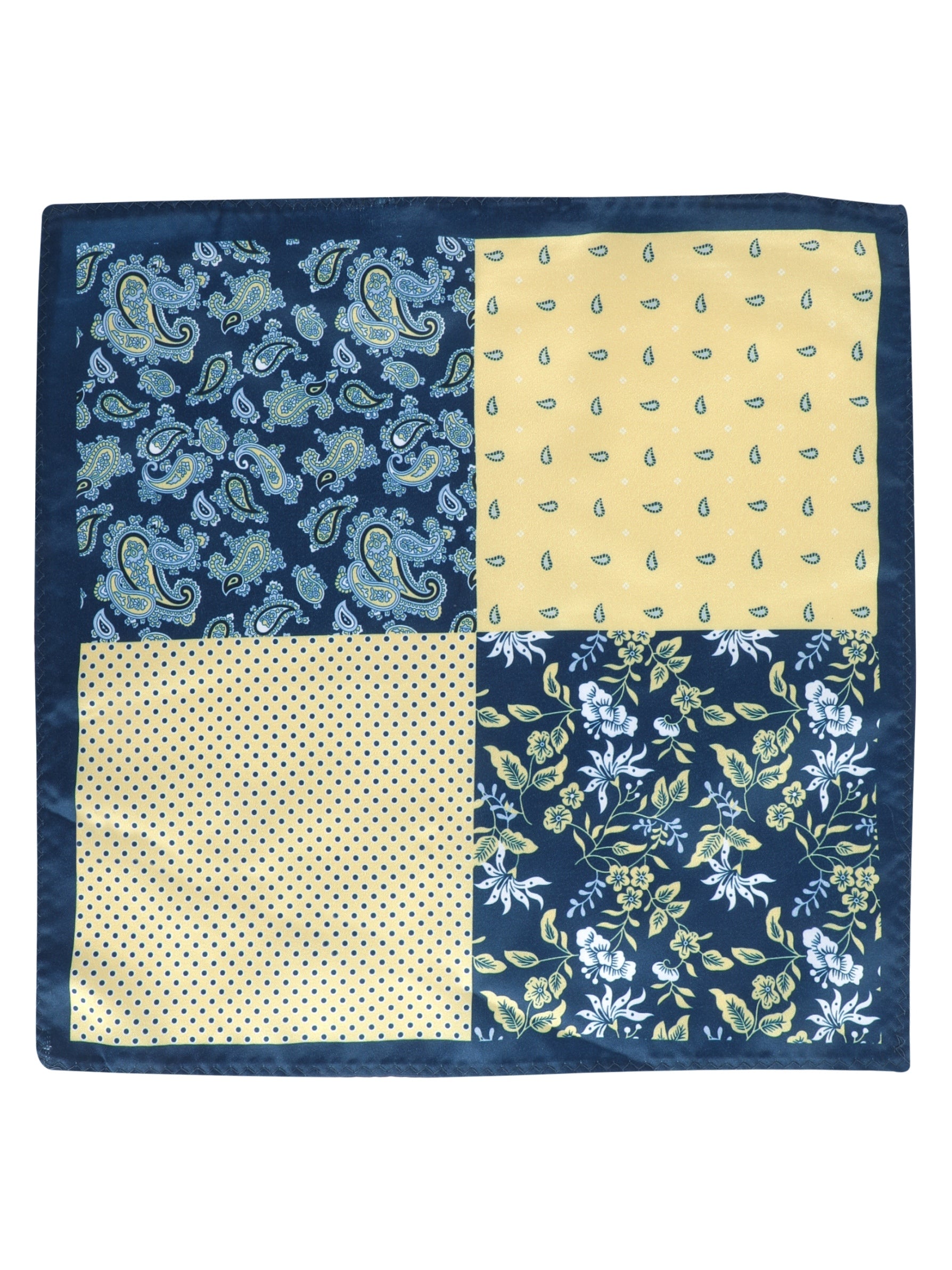 Alvaro Castagnino Multi Colored Microfiber Pocket Square