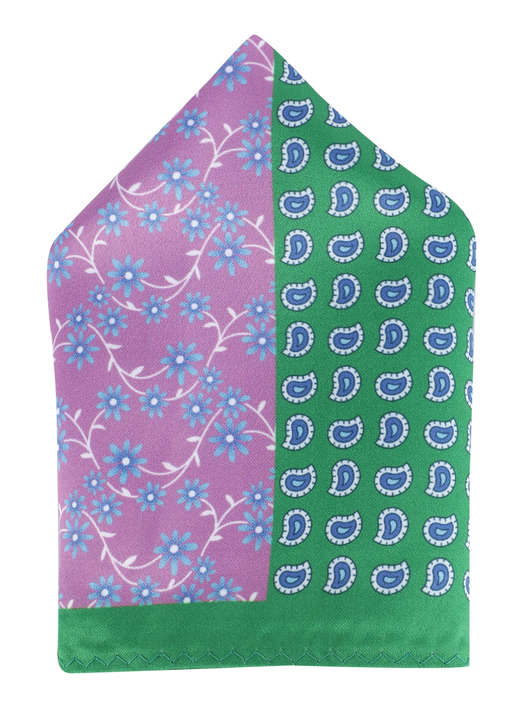 Alvaro Castagnino Multi Colored Microfiber Pocket Square
