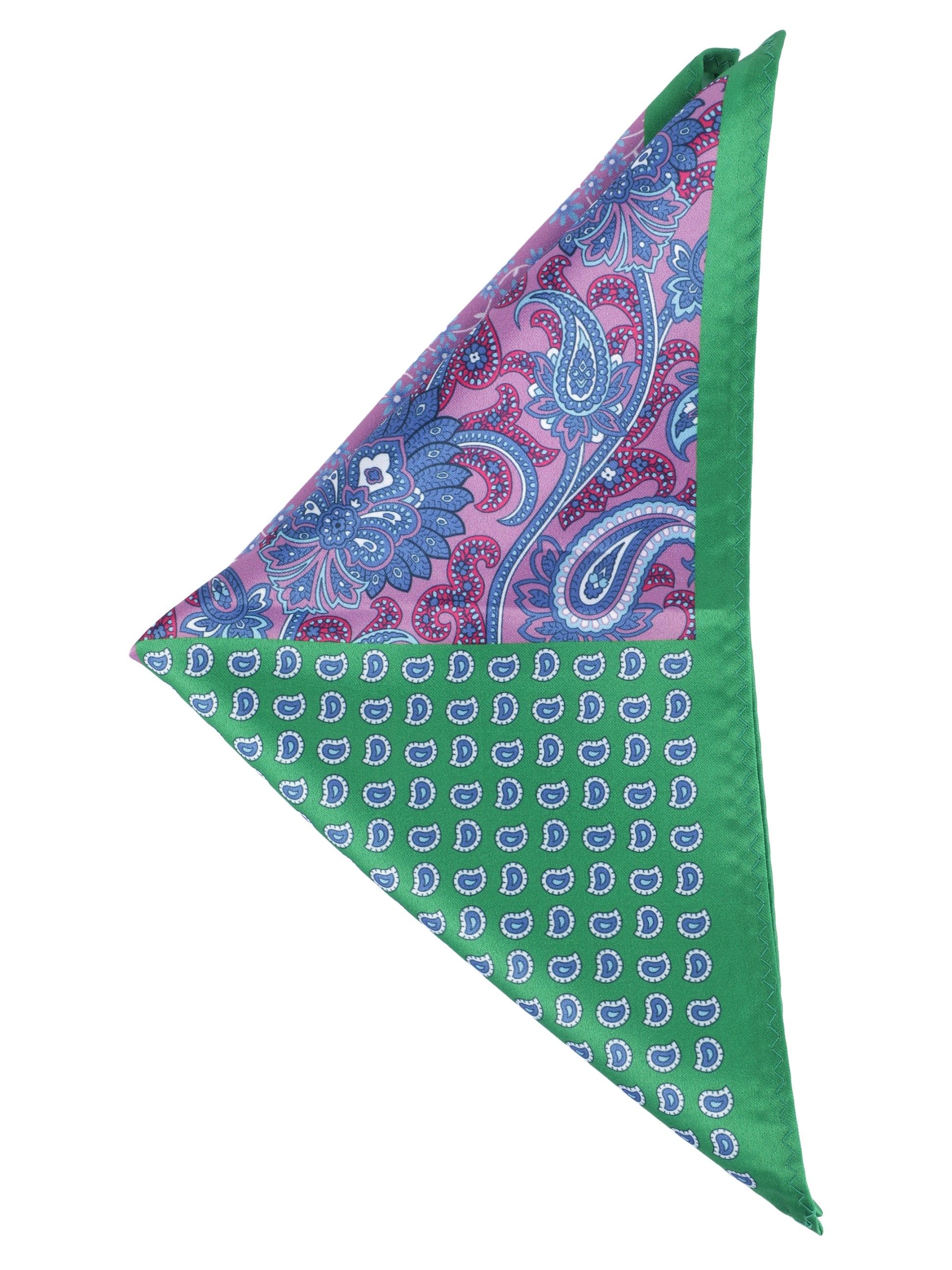 Alvaro Castagnino Multi Colored Microfiber Pocket Square