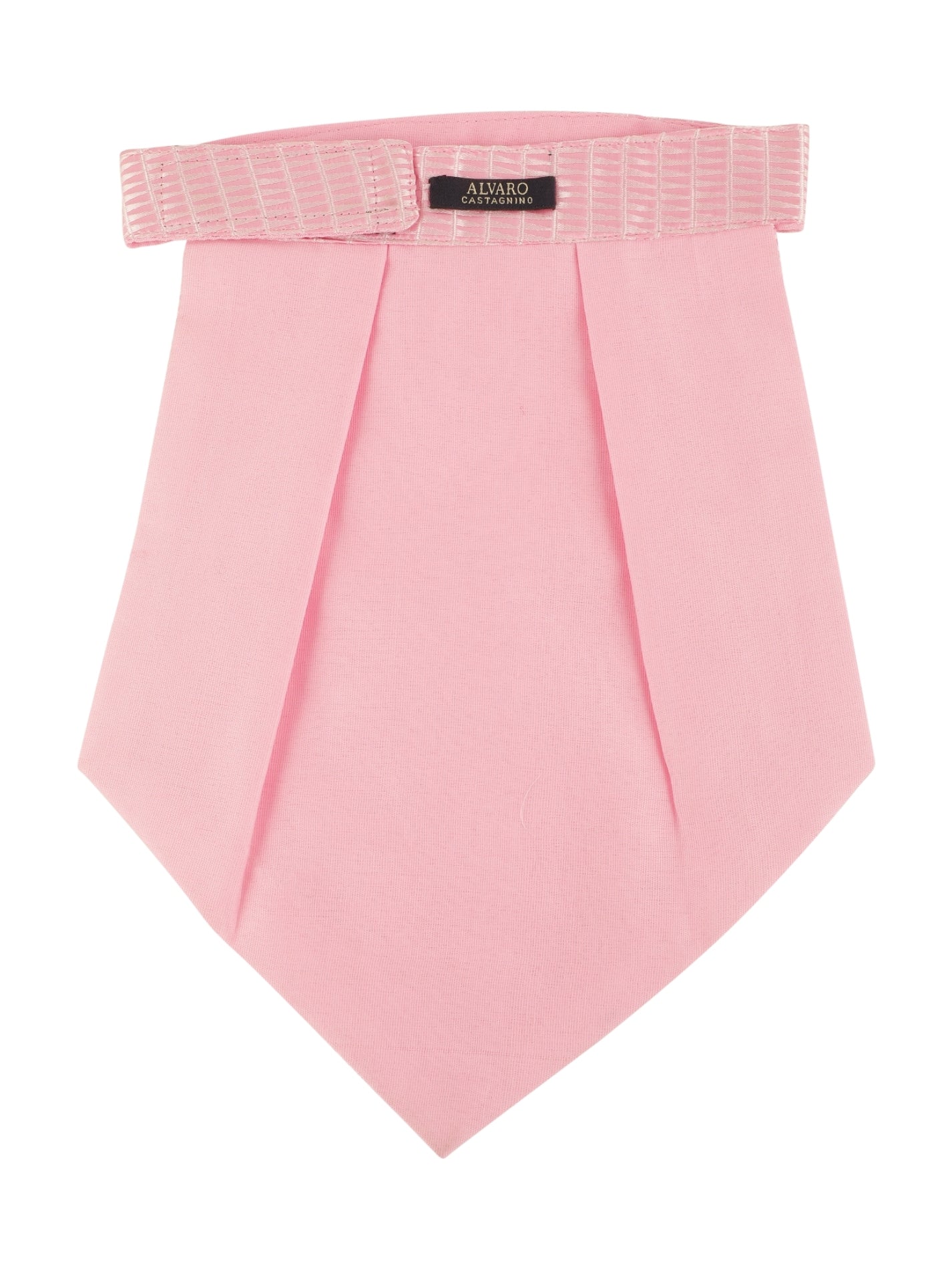 Alvaro Castagnino Men's Pink Color Microfiber Cravat