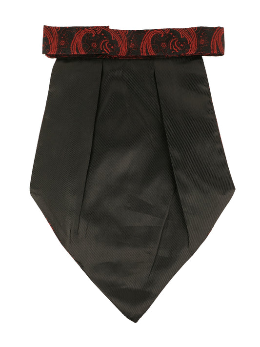 Alvaro Castagnino Men's Maroon::Black Color Microfiber Cravat